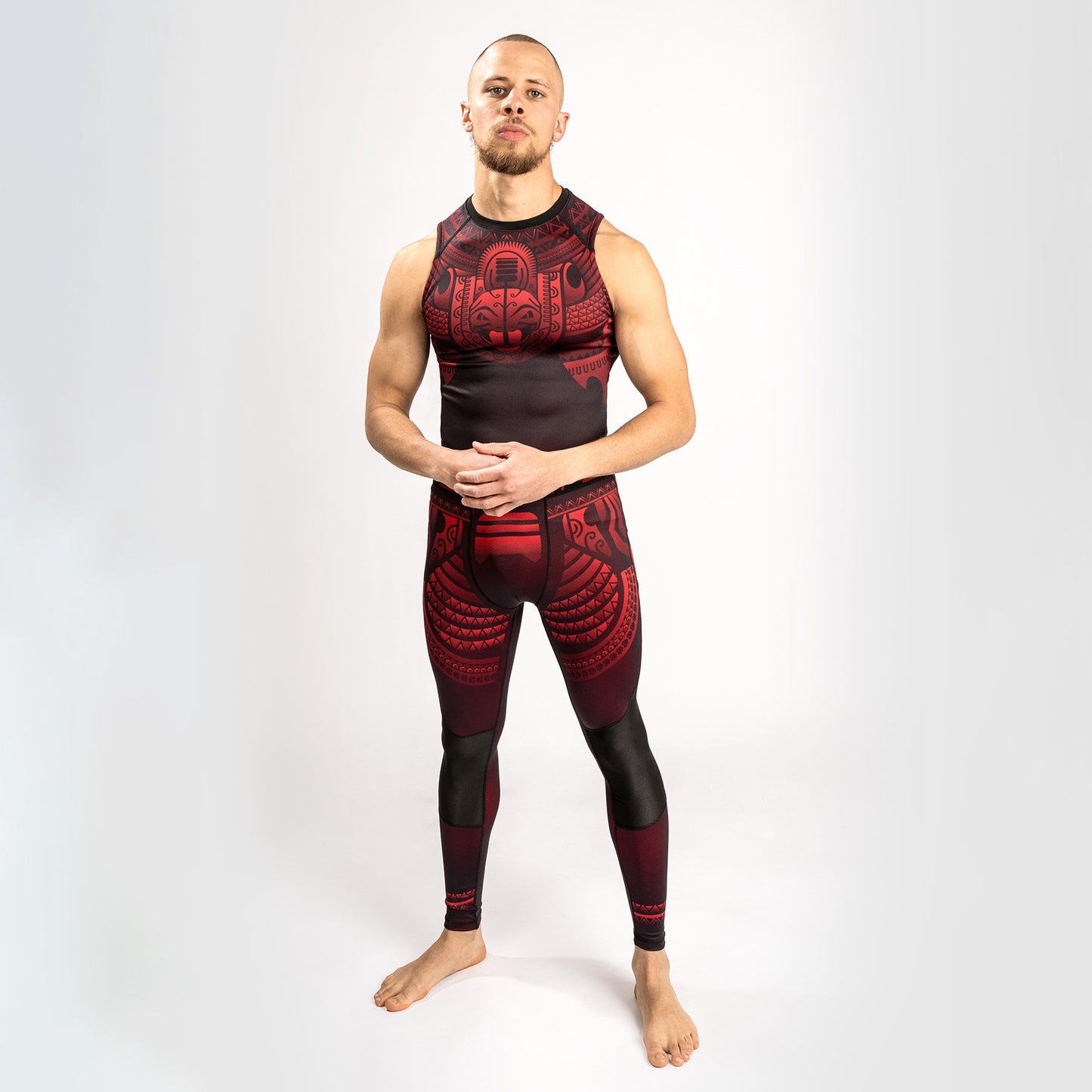 Venum Nakahi Rashguard Sin Mangas - Negro/Rojo