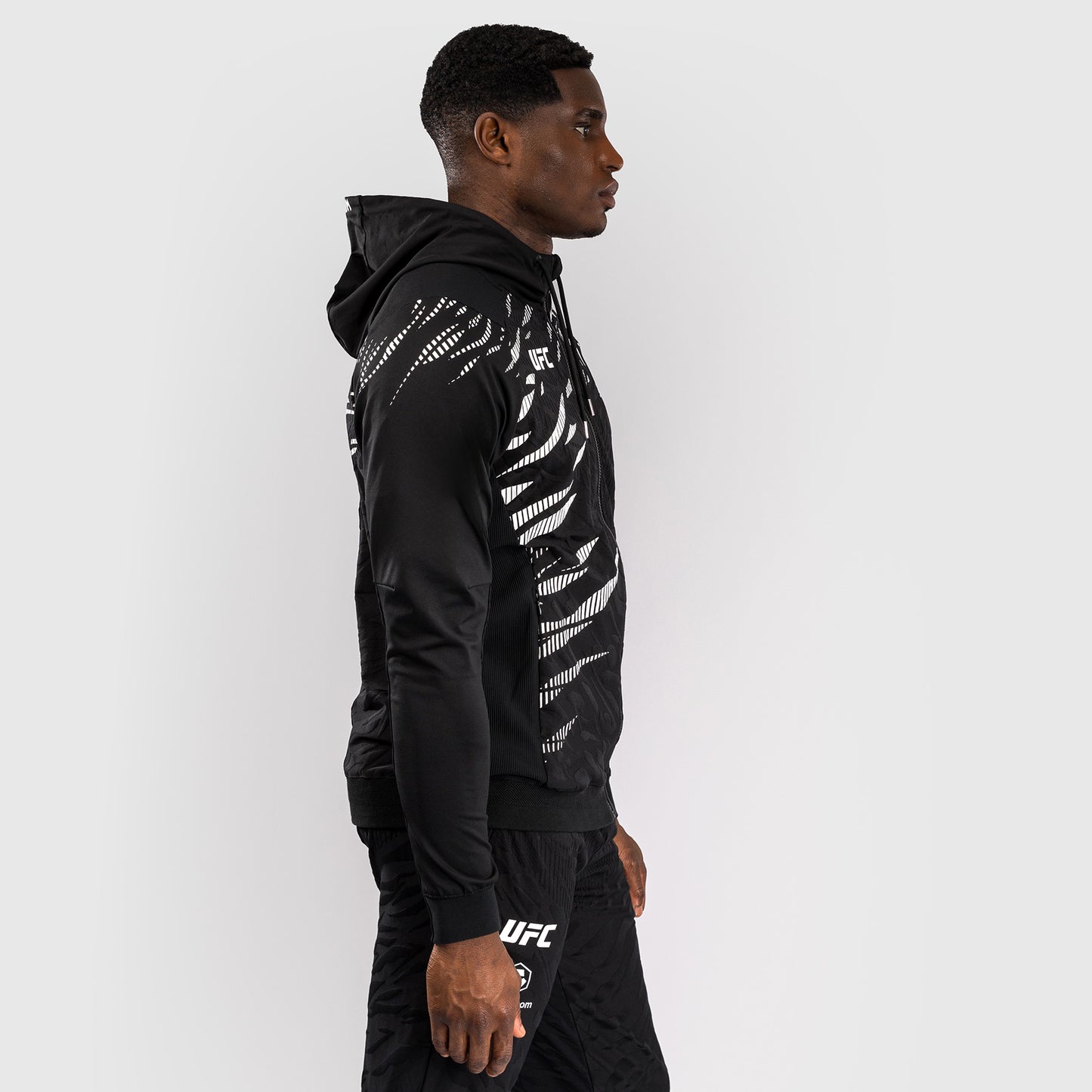 UFC Fusion by Venum Personalizados Authentic Fight Night Sudadera con Capucha para Hombre - Negro