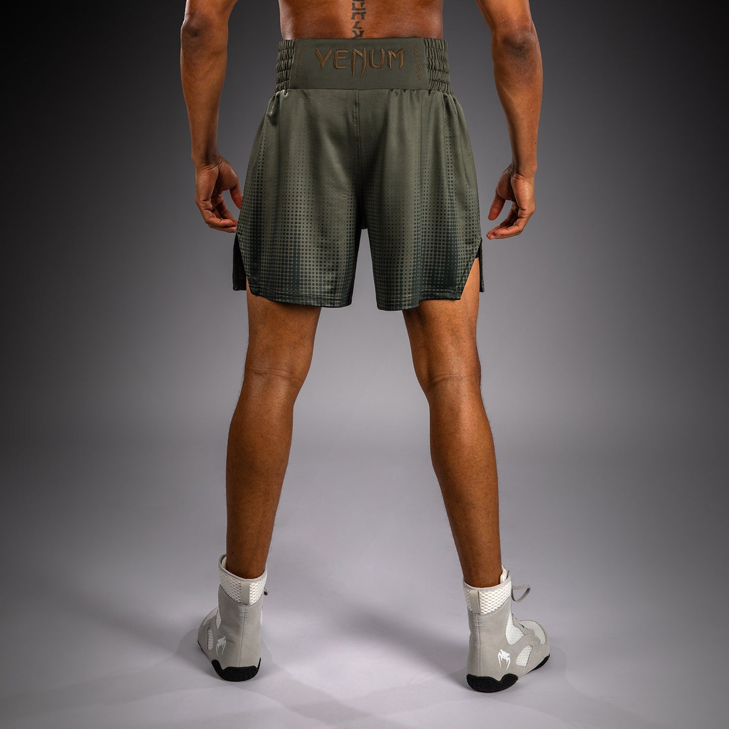 Venum Stealth Short de Boxeo – Caqui/Verde Oscuro