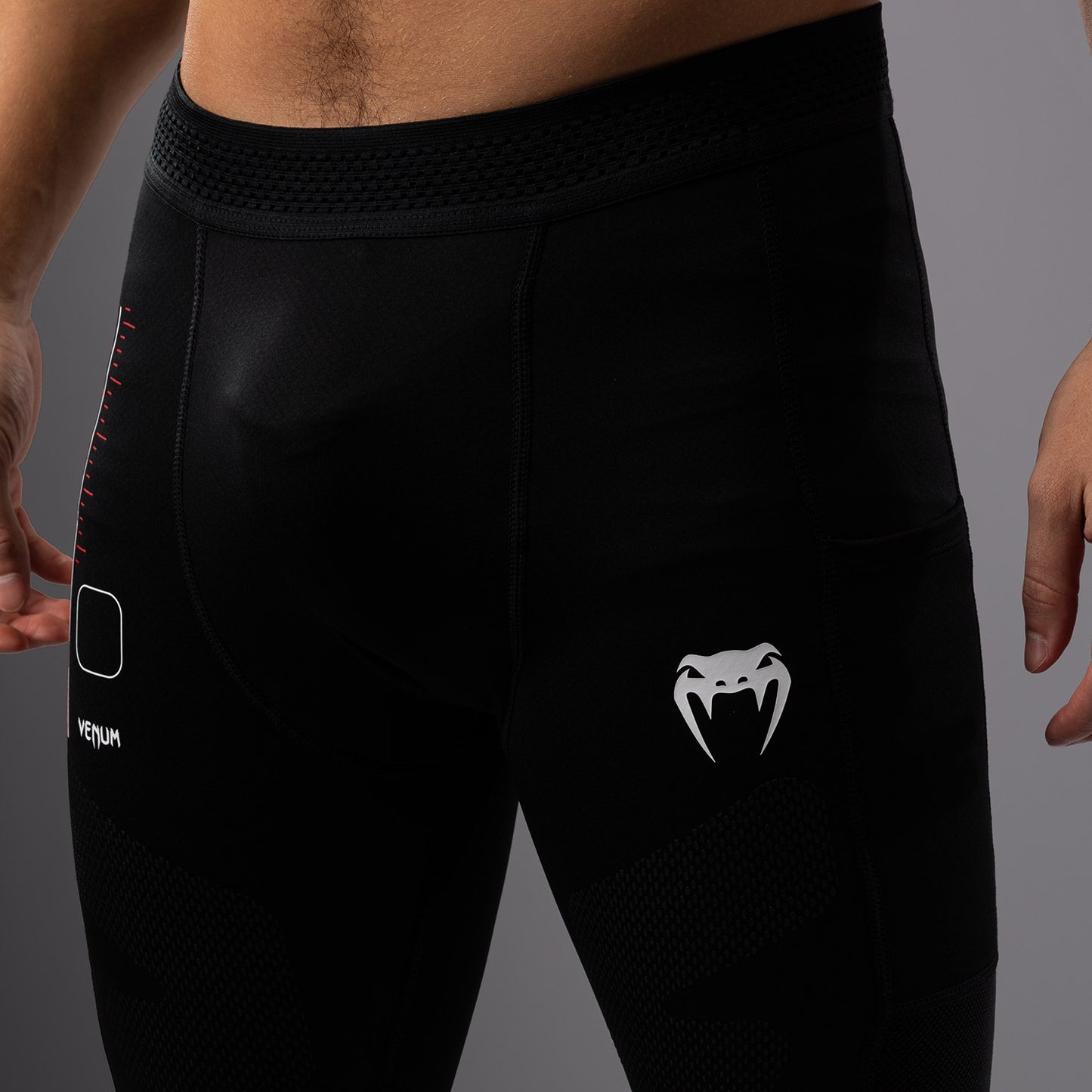 Venum Tactical XT Polainas - Negro/rojo de fuego