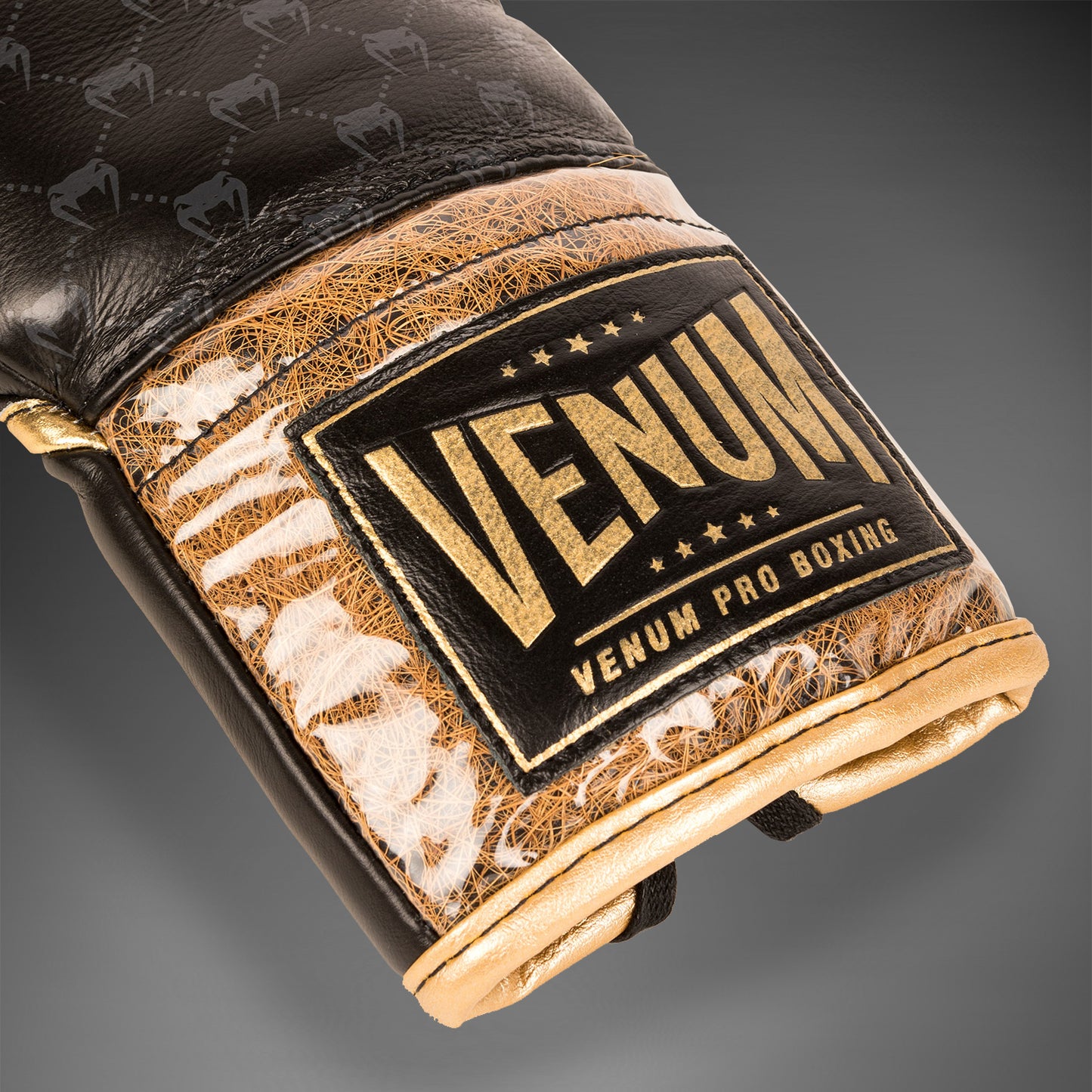 Guantes de boxeo Venum Coco Monogram Pro - Negro intenso