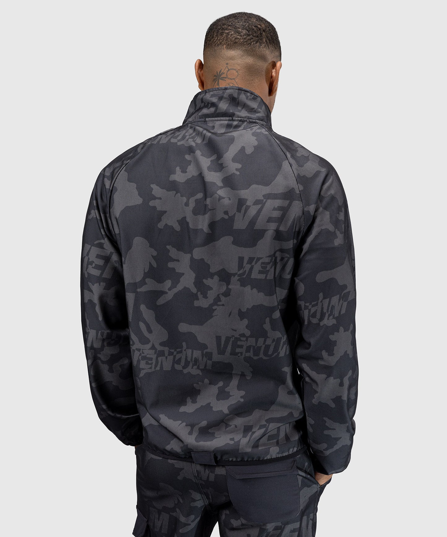 Venum Trooper Chaqueta de Chándal Cremallera Para Hombre - Negro/Carbón Oscuro