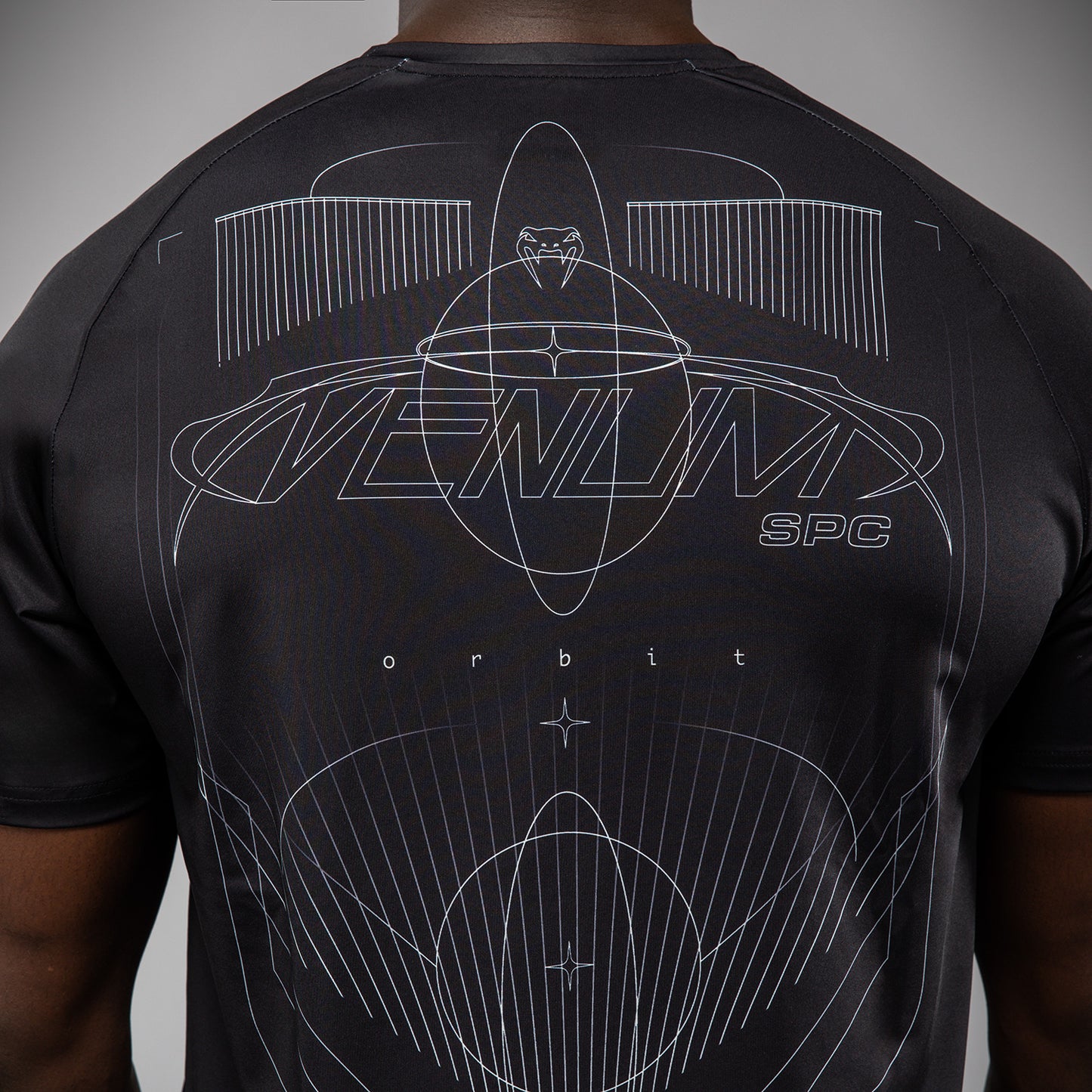 Venum Eclipse Camiseta Dry-Tech – Negro/Plata
