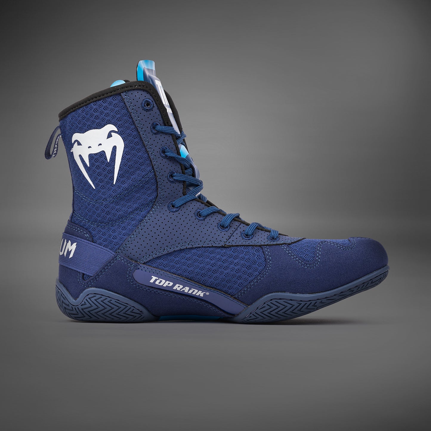 Venum x Top Rank Original Zapatillas de Boxeo - Azul Marino