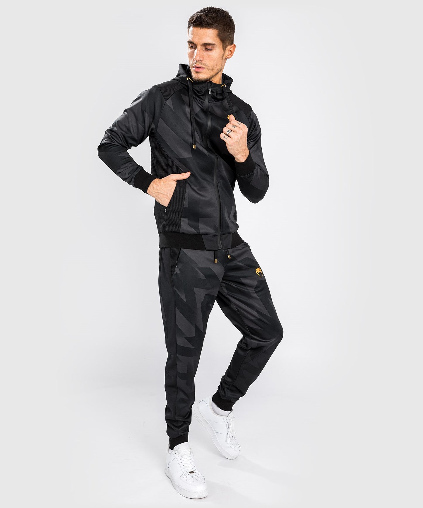 Sudadera con Capucha Venum Razor - Negro/Oro