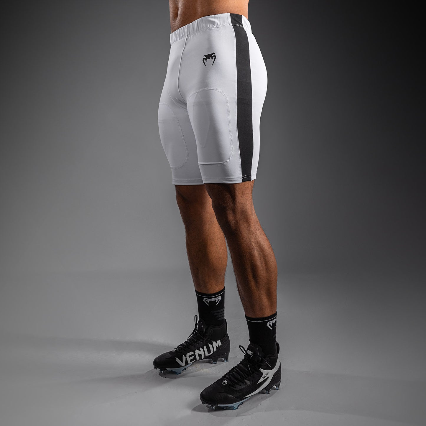 Venum Elite Fútbol Short de Compresión - Blanco