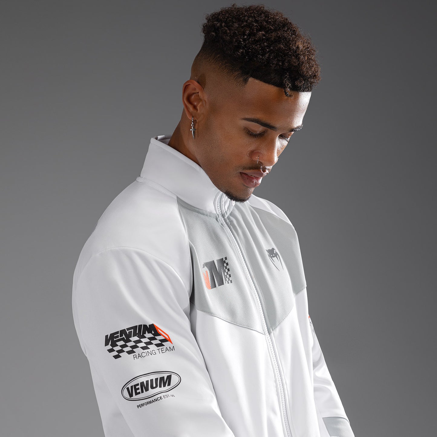 Venum Motorsport Chaqueta Softshell - Blanco Nieve