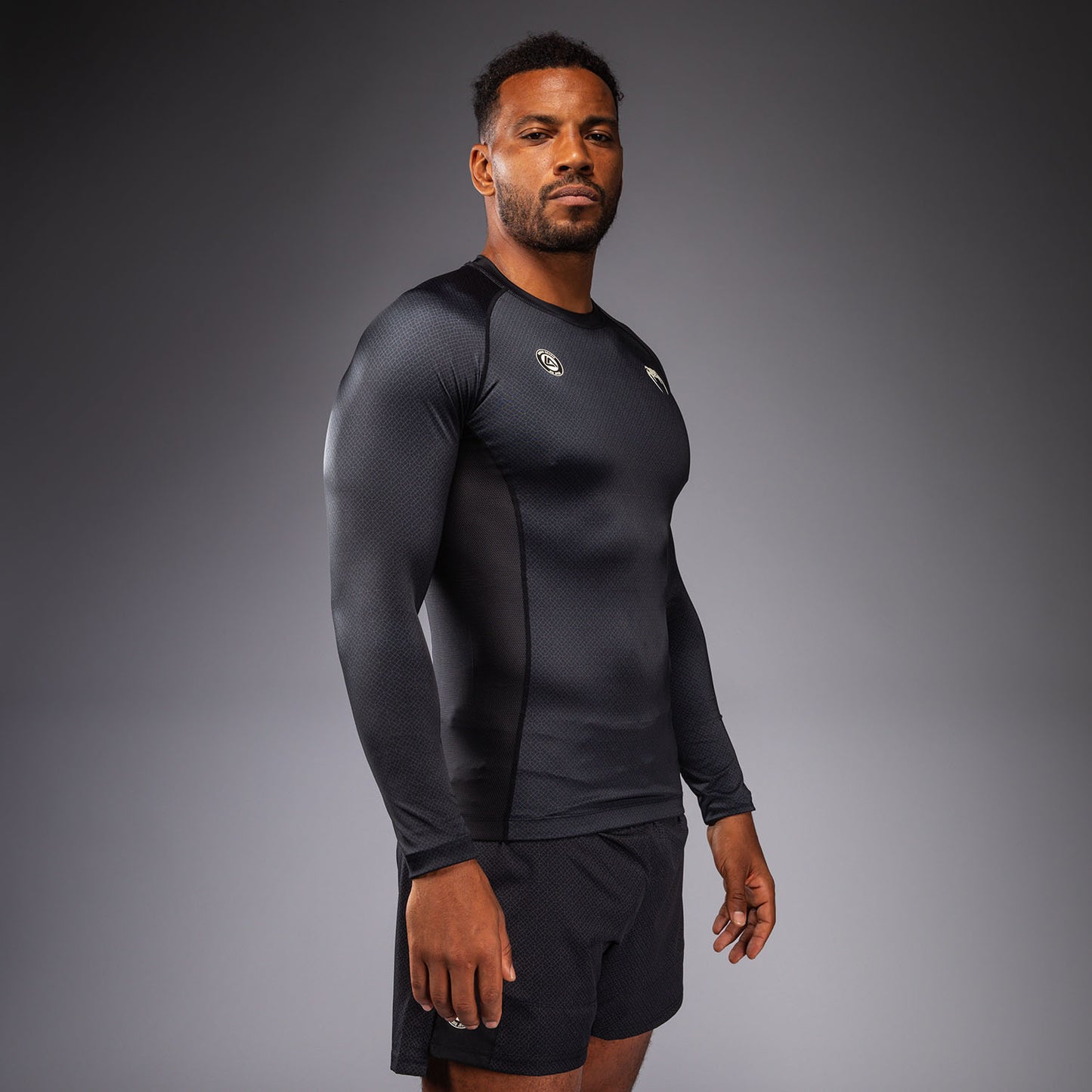 Venum x Roger Gracie Academy Rashguard Manga Larga - Negro