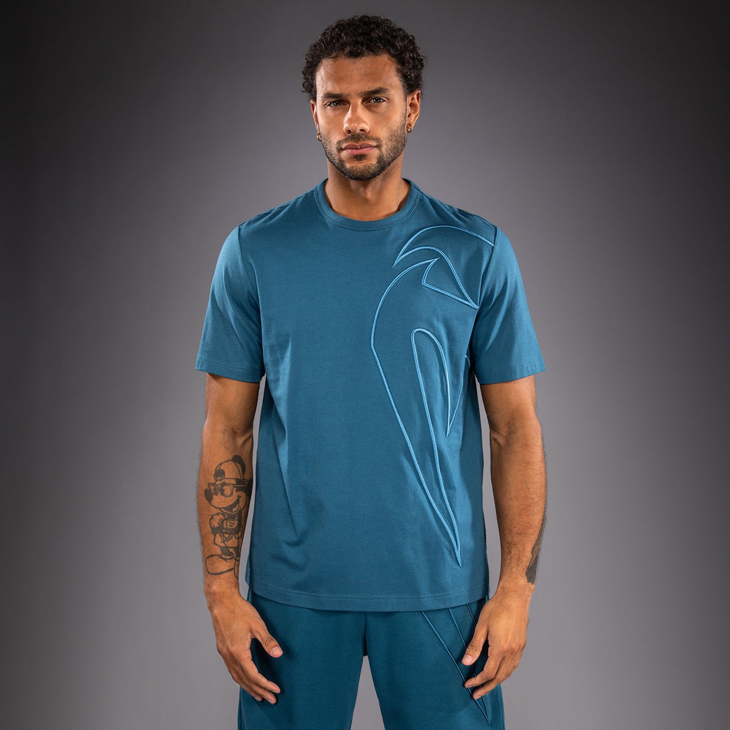 Venum Giant 3D Camiseta de Algodón - Azul Océano