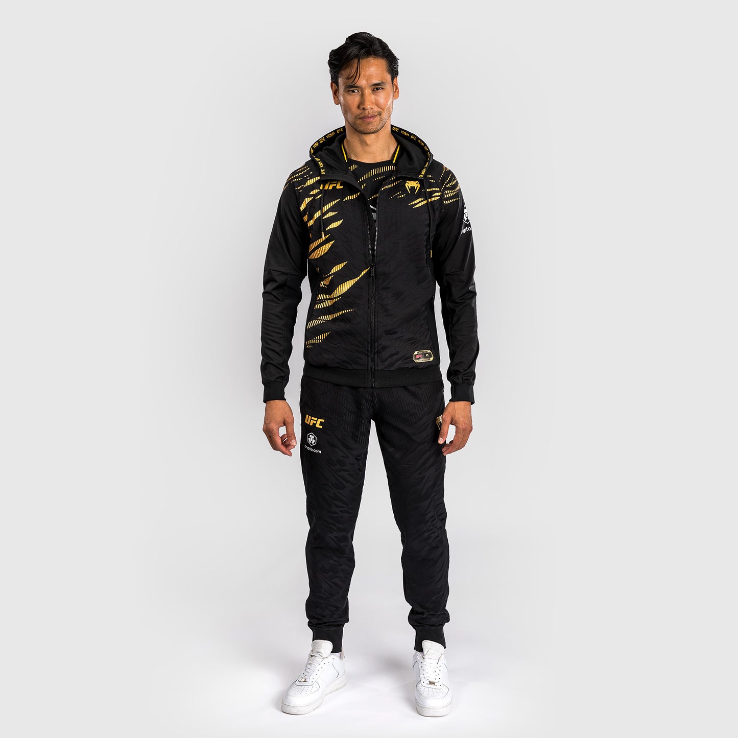 UFC Fusion by Venum Personalizados Authentic Fight Night Sudadera con Capucha para Hombre - Campeón
