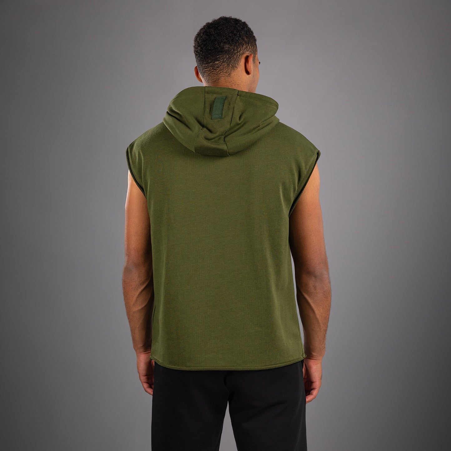 Venum Muay Thai VT Sudadera con Capucha Sin Mangas – Verde Militar