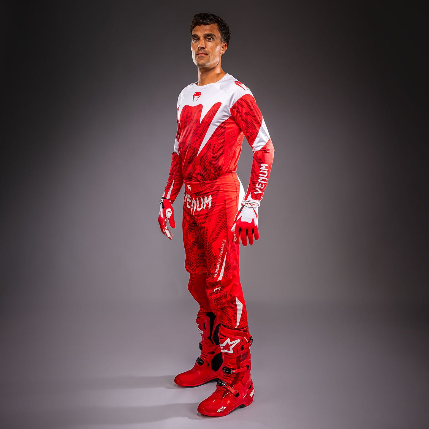 Venum MX Elite Pantalón de Motorsports - Rojo
