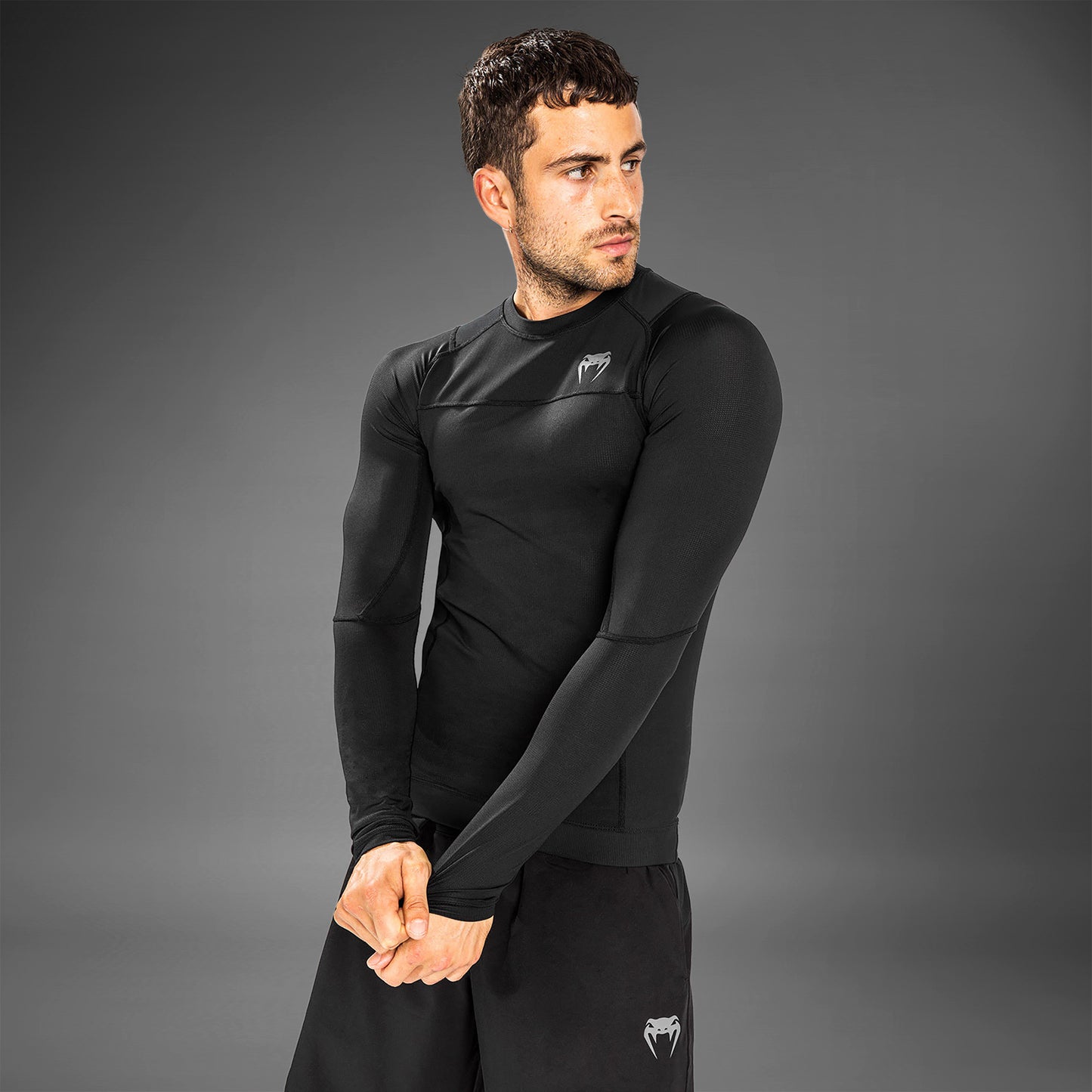 Rashguard de manga larga Venum G-Fit Air - Negro