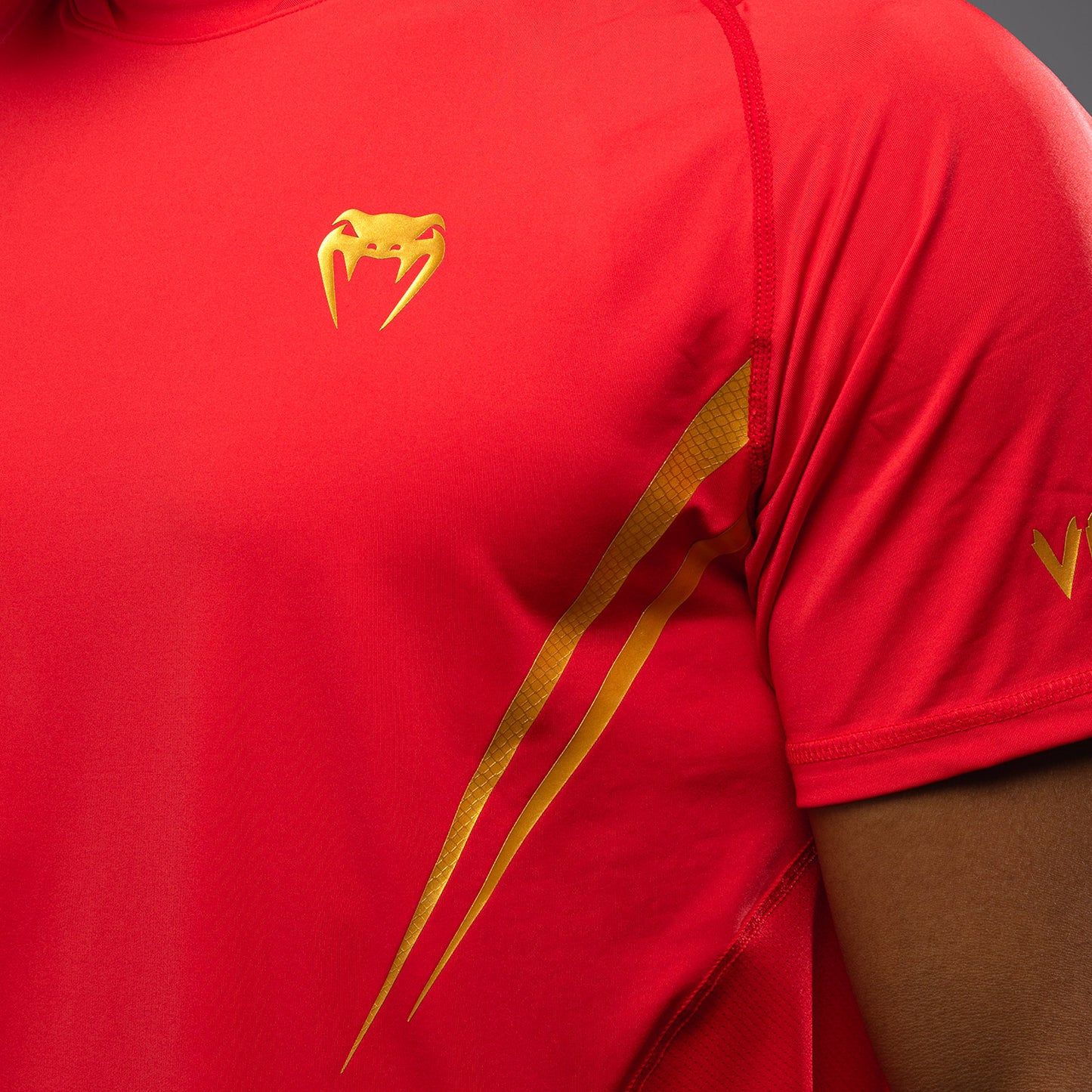 Venum x WOW FC Camiseta Dry-Tech - Fury Red/Gold