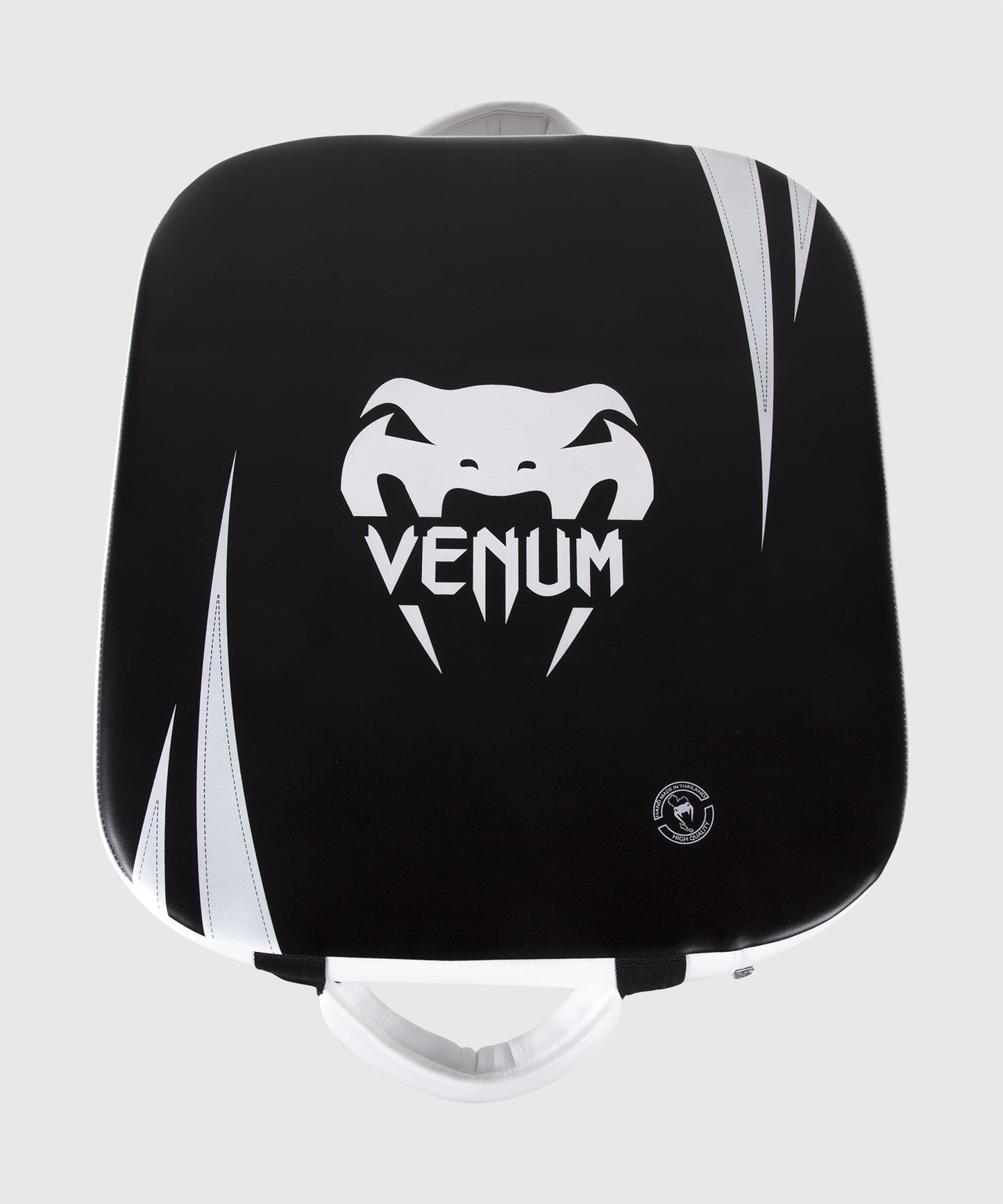 Escudo para patadas Venum Absolute Square - Cuero Skintex - Negro/Blanco