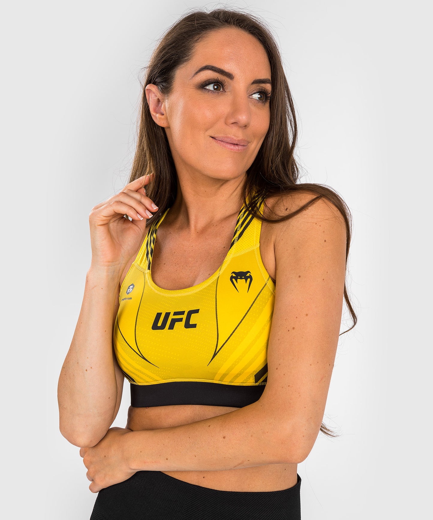 Sujetador Deportivo Para Mujer UFC Venum Authentic Fight Night 1.0 - Amarillo