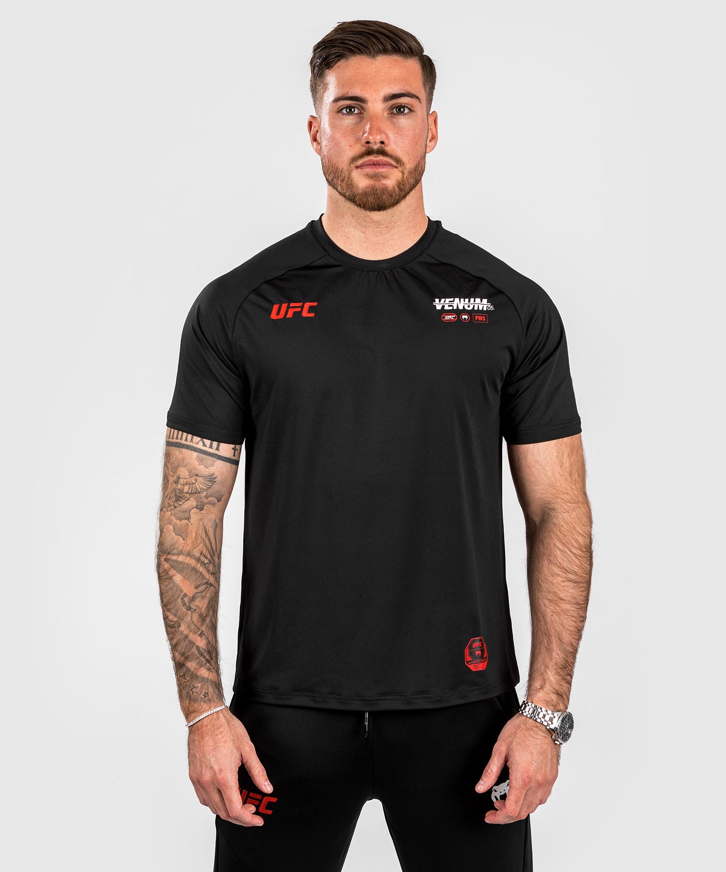 UFC Adrenaline by Venum Fight Week Camiseta Dry-tech para Hombre - Negra