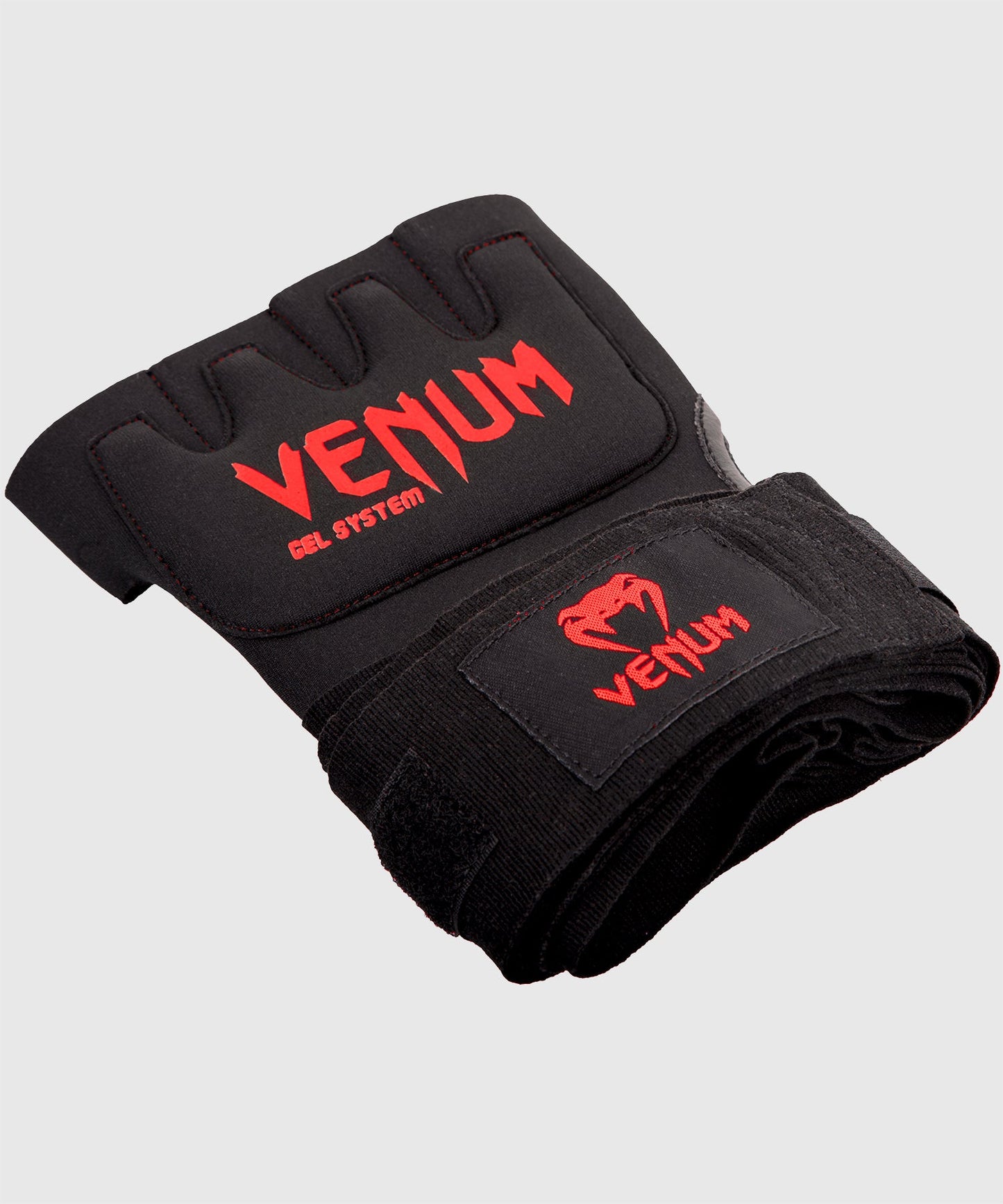 Venum Gel Kontact Guante Venda - Negro/Rojo