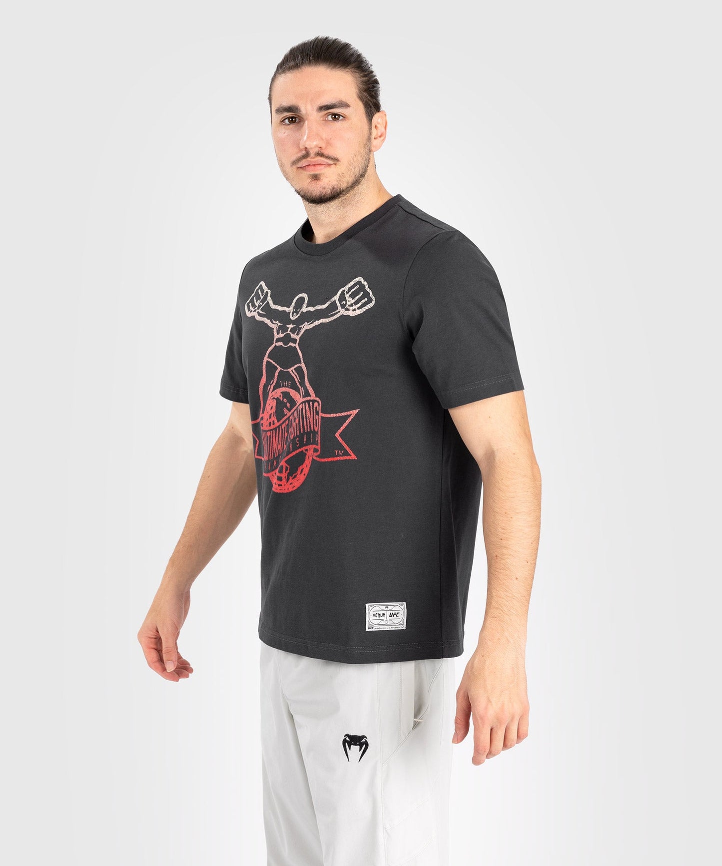 UFC by Venum Ulti-Man Camiseta - Gris/Rojo