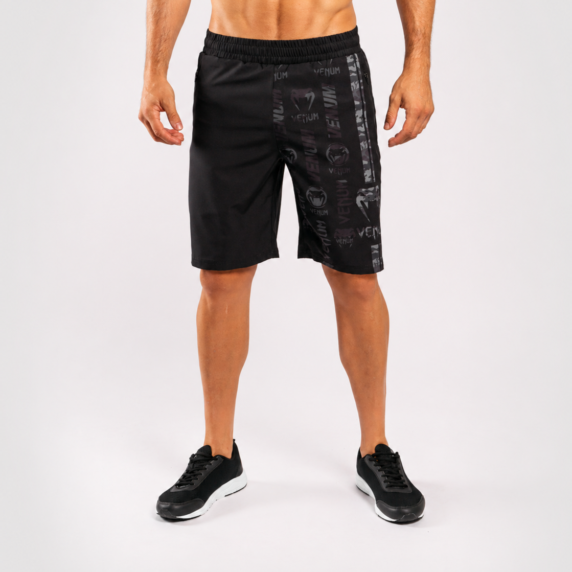 Pantalones Cortos Fitness Venum Logos  - Negro/Camo Urbano