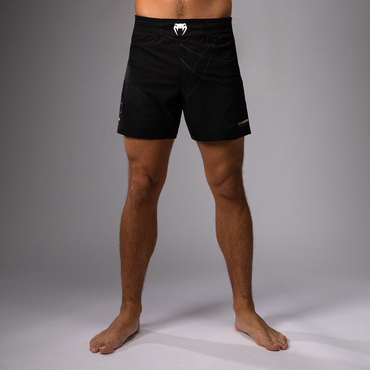 Venum Tactical XT Pantalones cortos de lucha para hombre - Negro/Rojo fuego