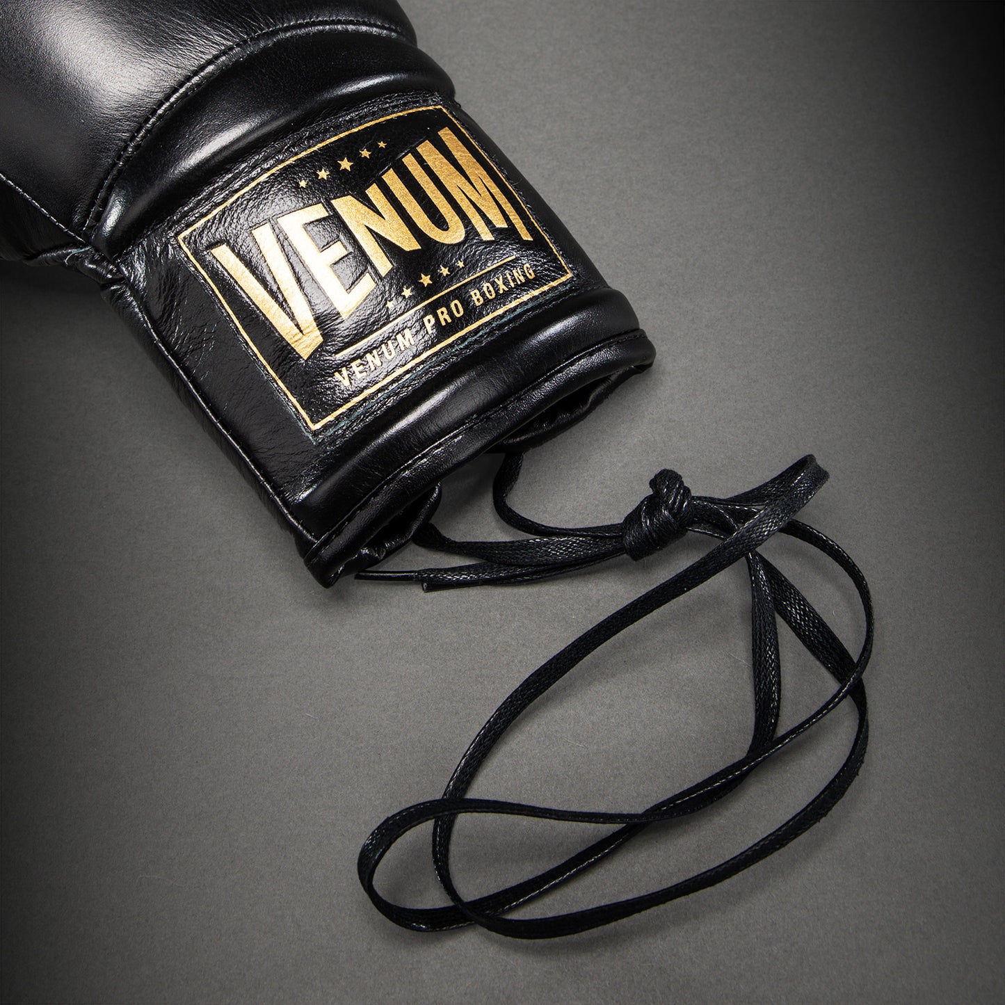 Venum Giant 2.0 Mike Tyson Pro Guantes de Boxeo con Cordones – Negro/Oro - Bolsa incluida