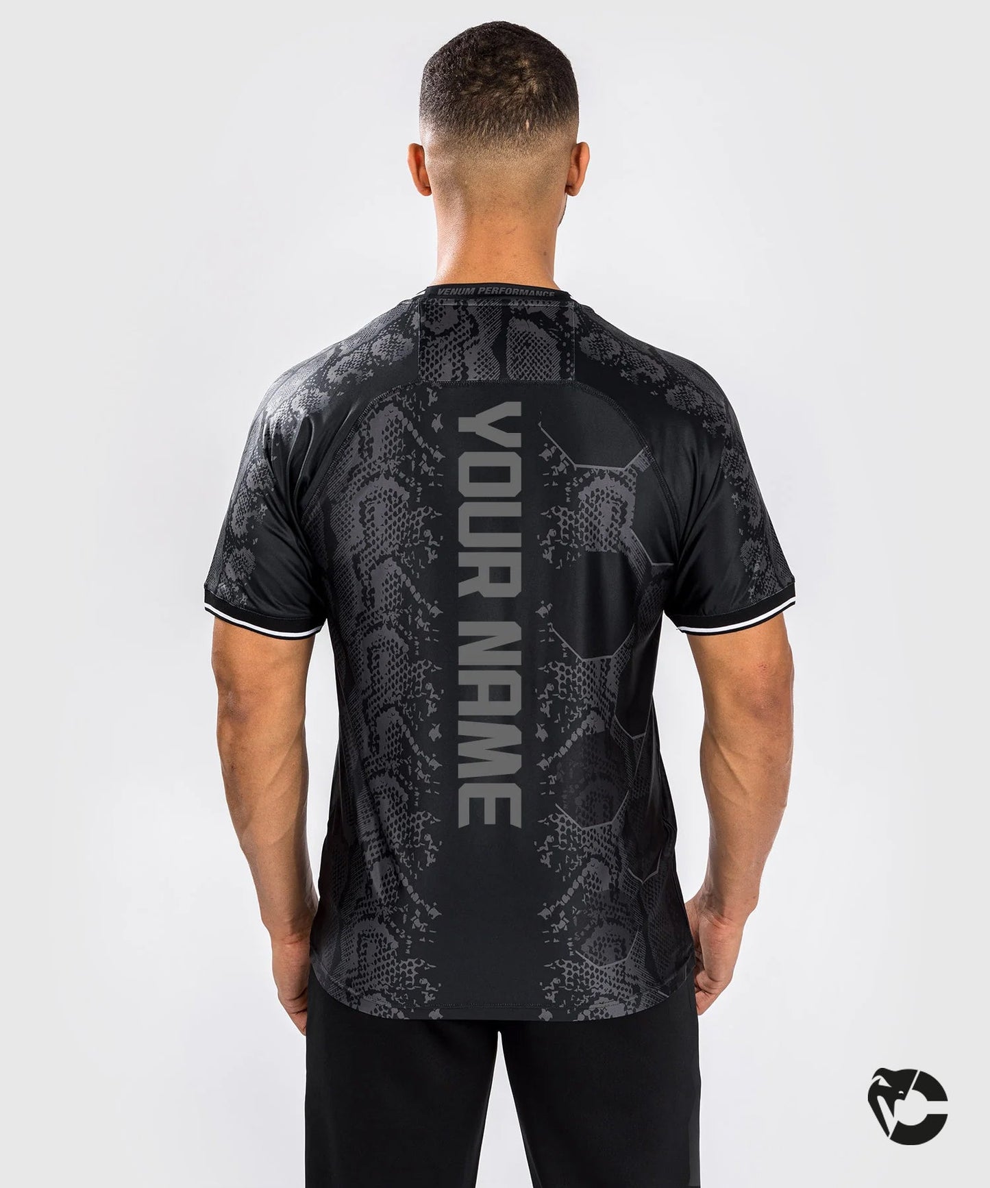 Camiseta Técnica Para Hombre Personalizada UFC Venum Authentic Fight Night  - Negro