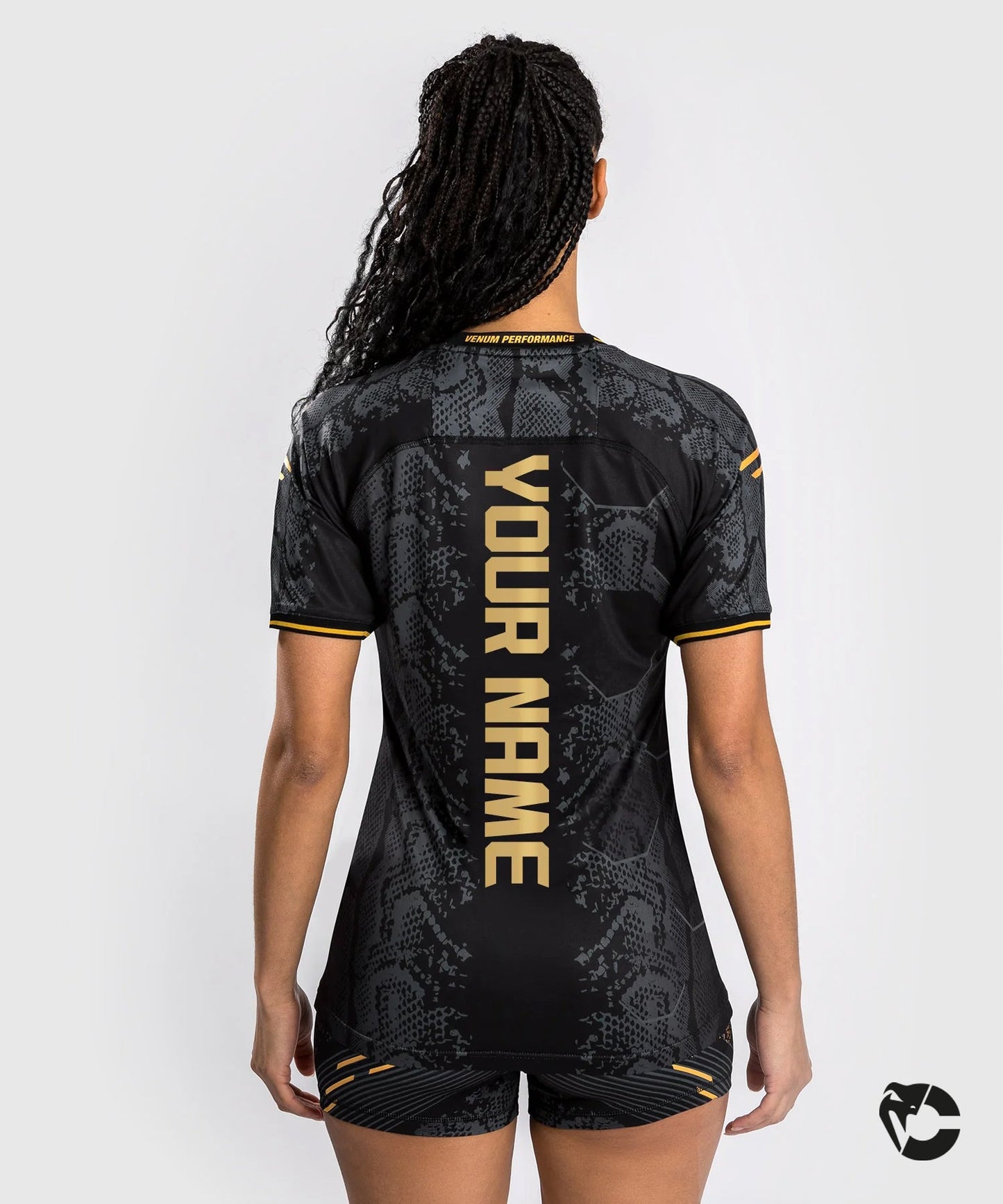 UFC Adrenaline by Venum Authentic Fight Night Camiseta Dry Tech Personalizado para Mujer - Champion