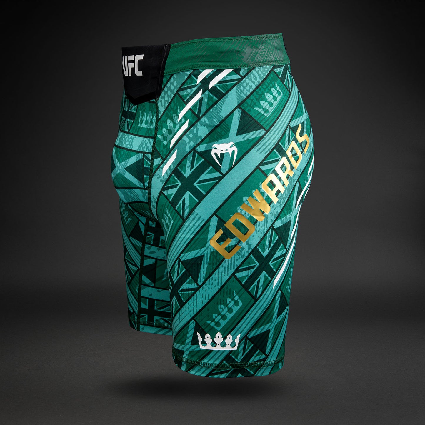 UFC Unrivaled by Venum Leon Edwards Pantalones Vale Tudo para Hombres - Verde