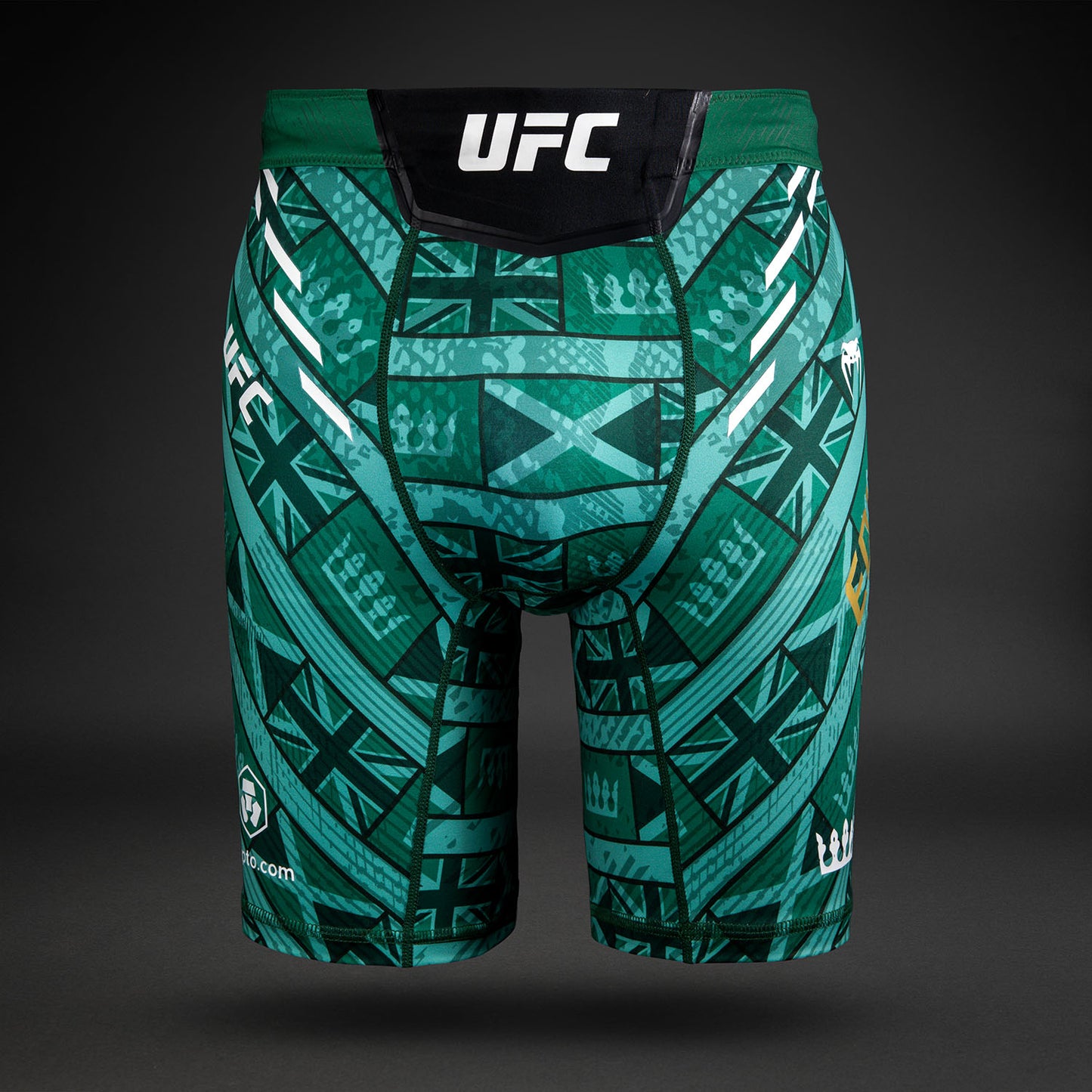 UFC Unrivaled by Venum Leon Edwards Pantalones Vale Tudo para Hombres - Verde