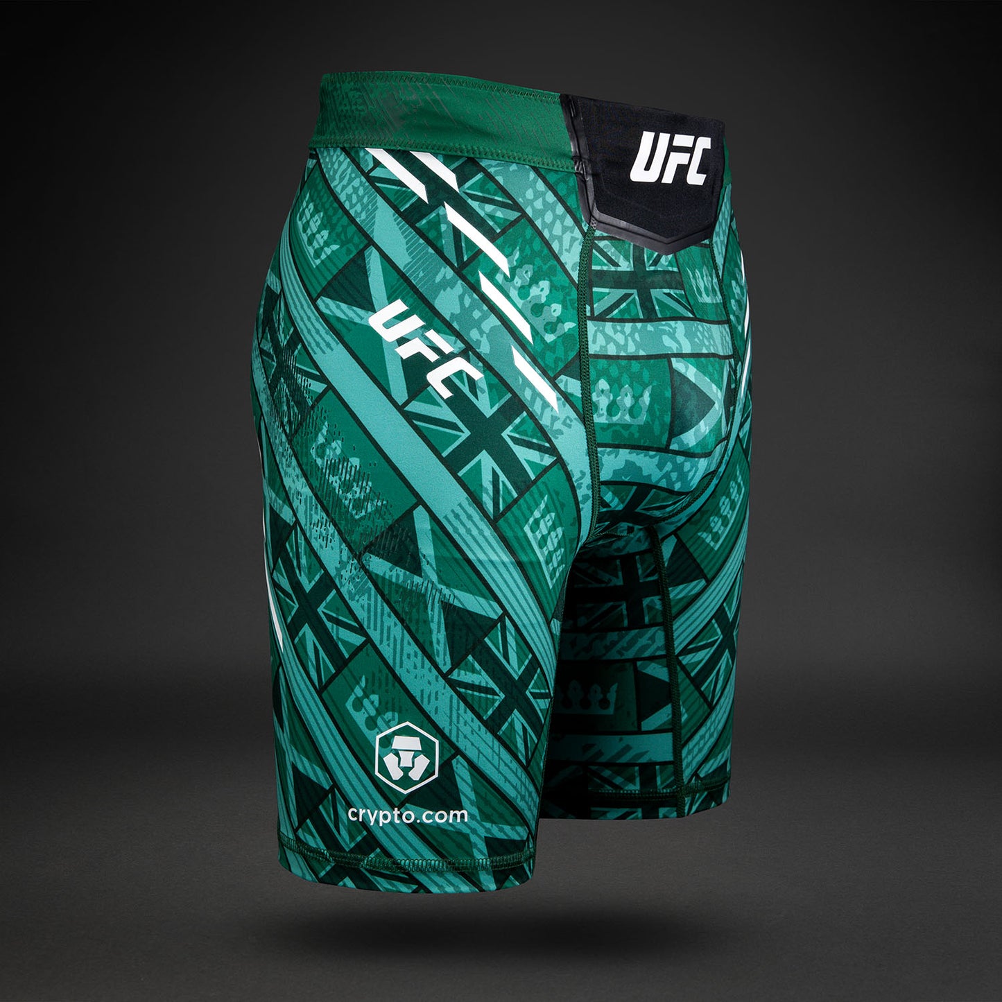 UFC Unrivaled by Venum Leon Edwards Pantalones Vale Tudo para Hombres - Verde