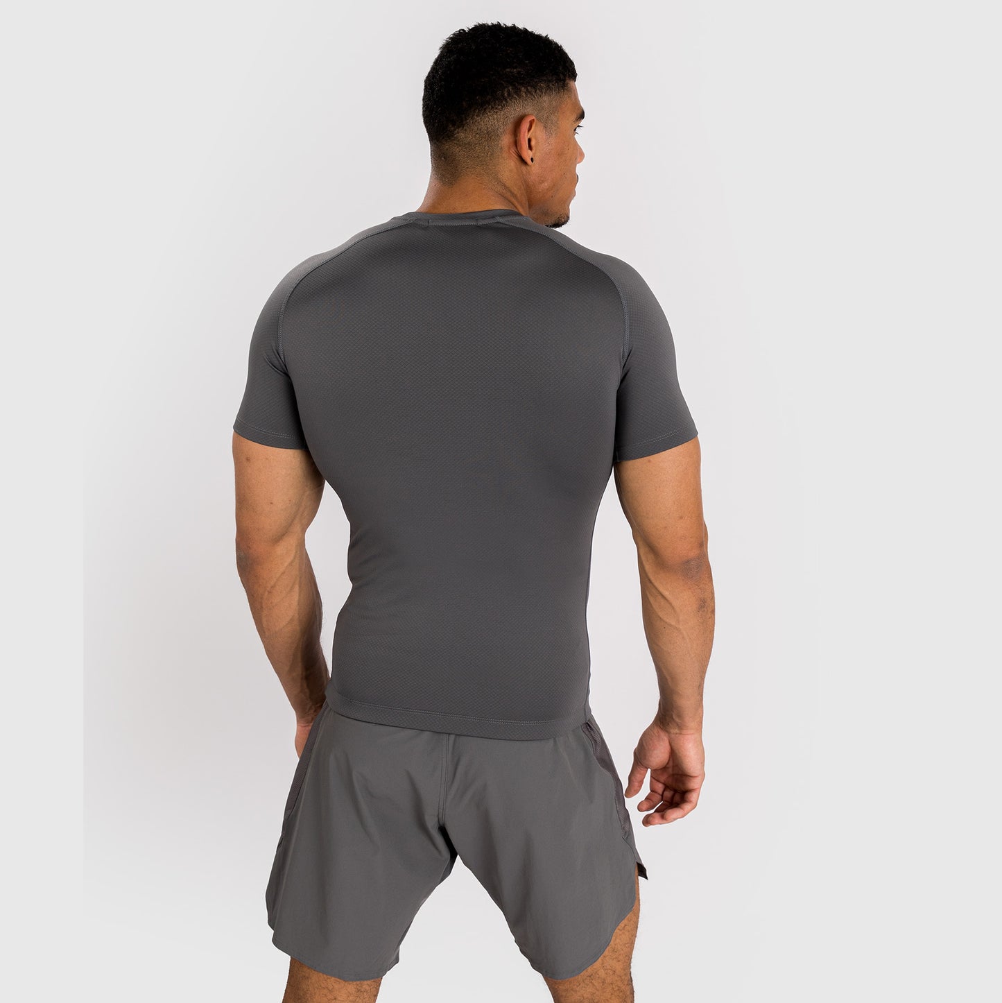 Venum Contender Lycra de manga corta para hombre - Gris