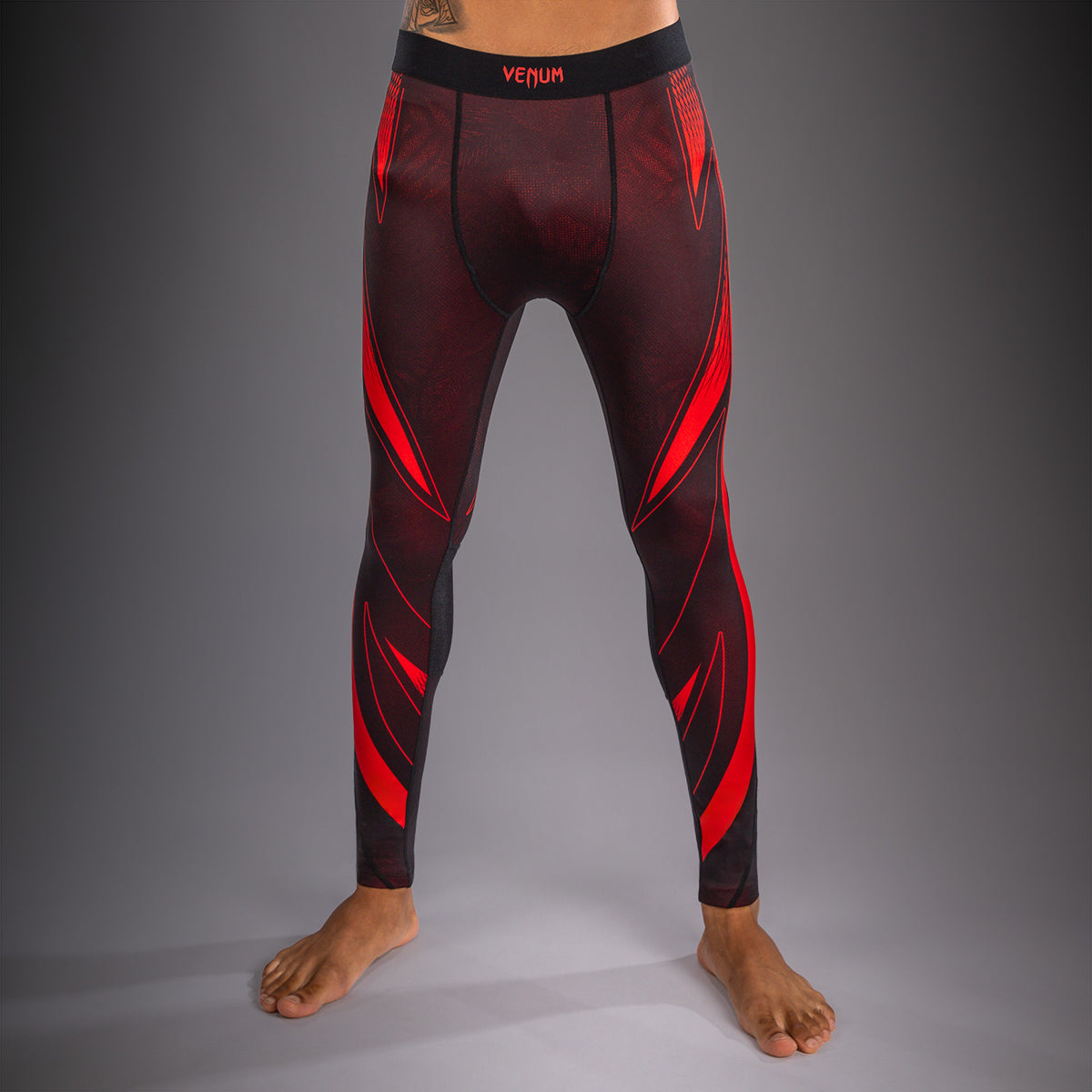 Venum Amazonia Reborn Pantalón de compresión - Negro/Rojo