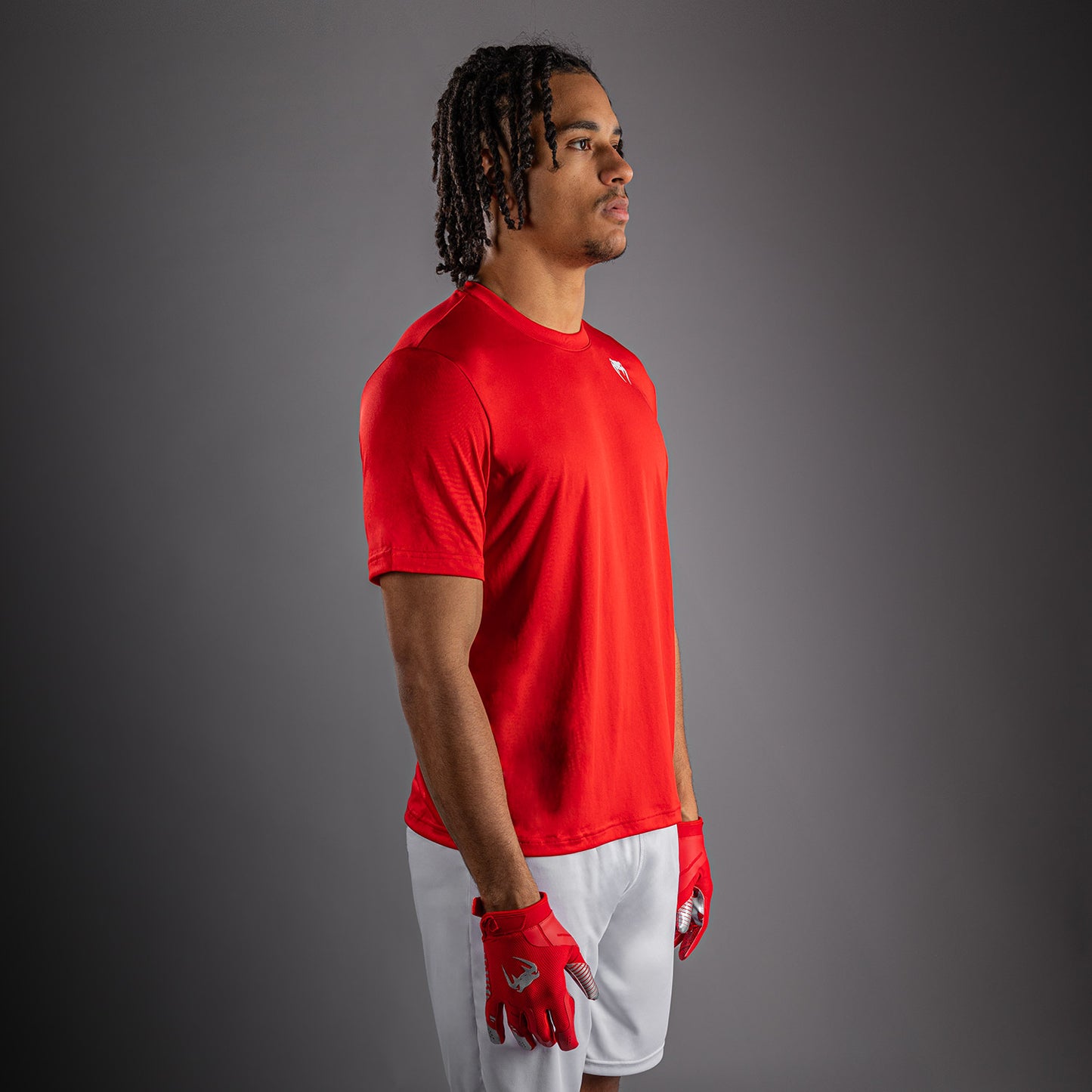 Venum Lineup Camiseta Manga Corta - Rojo/Blanco