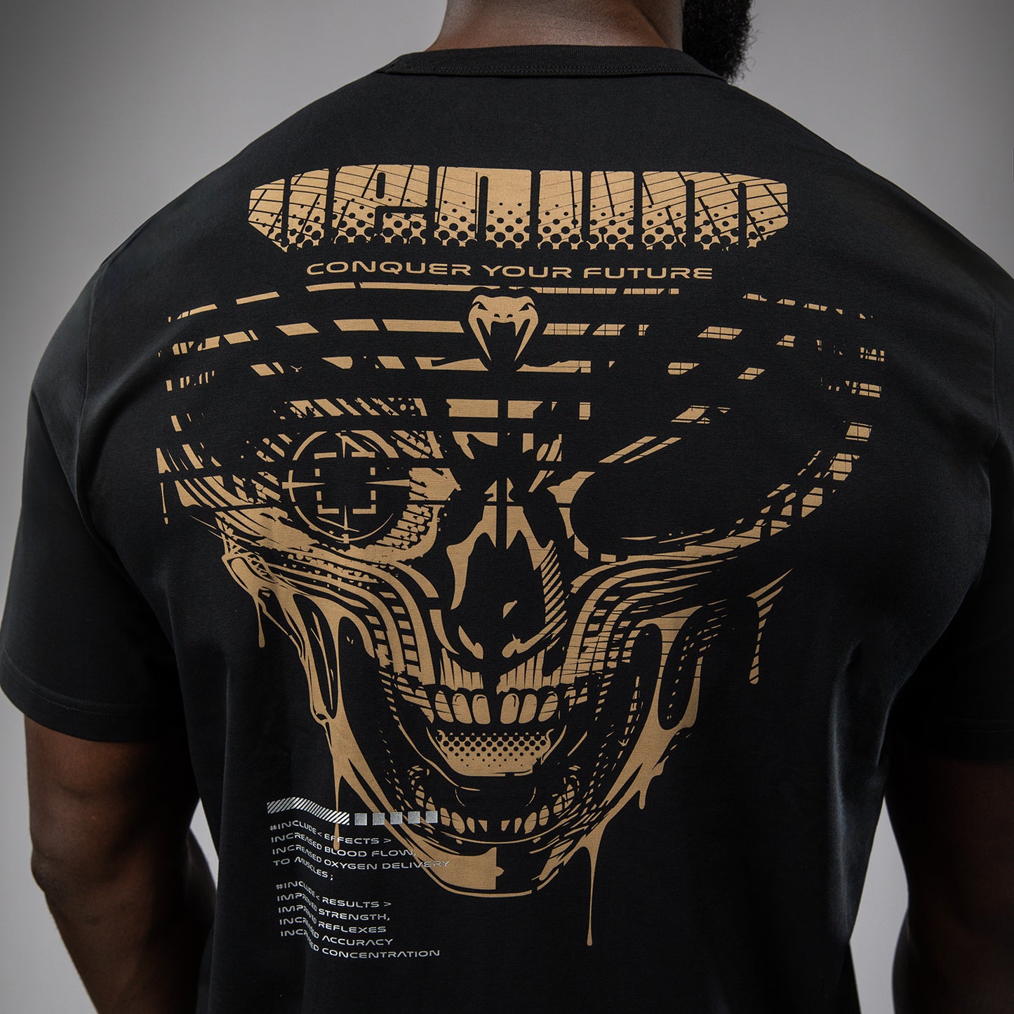 Venum Invader Camiseta - Negro/Sand