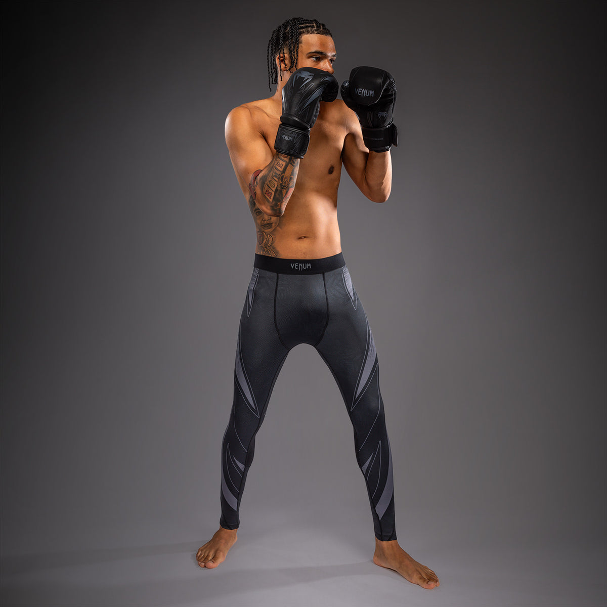 Venum Amazonia Reborn Pantalón de compresión - Negro/Gris