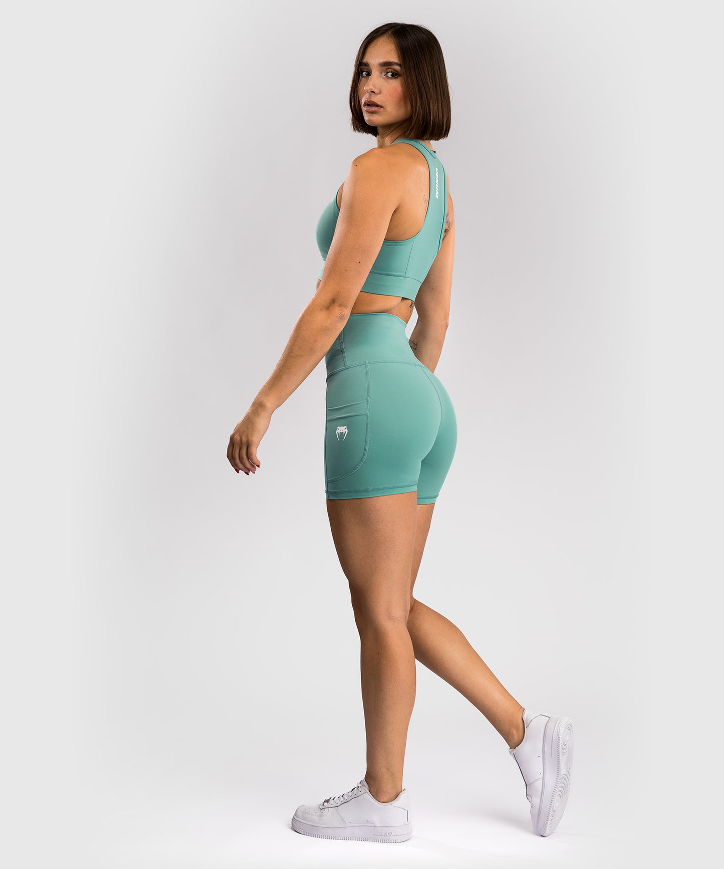 Venum Essential Pantalones Cortos de Ciclismo para Mujer - Verde Aqua