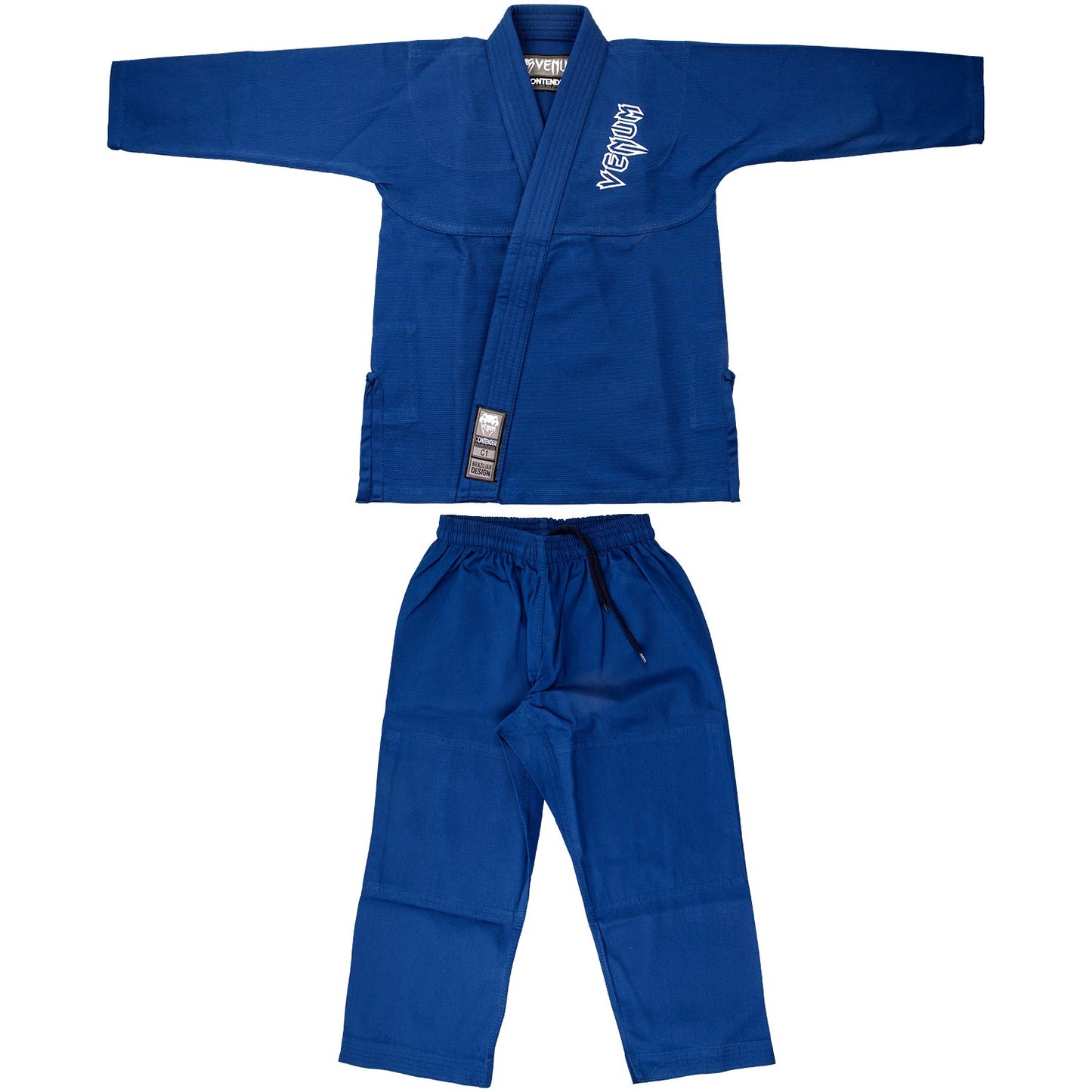 Venum Contender Kids Kimono BJJ (Cinturón blanco incluido) - Azul