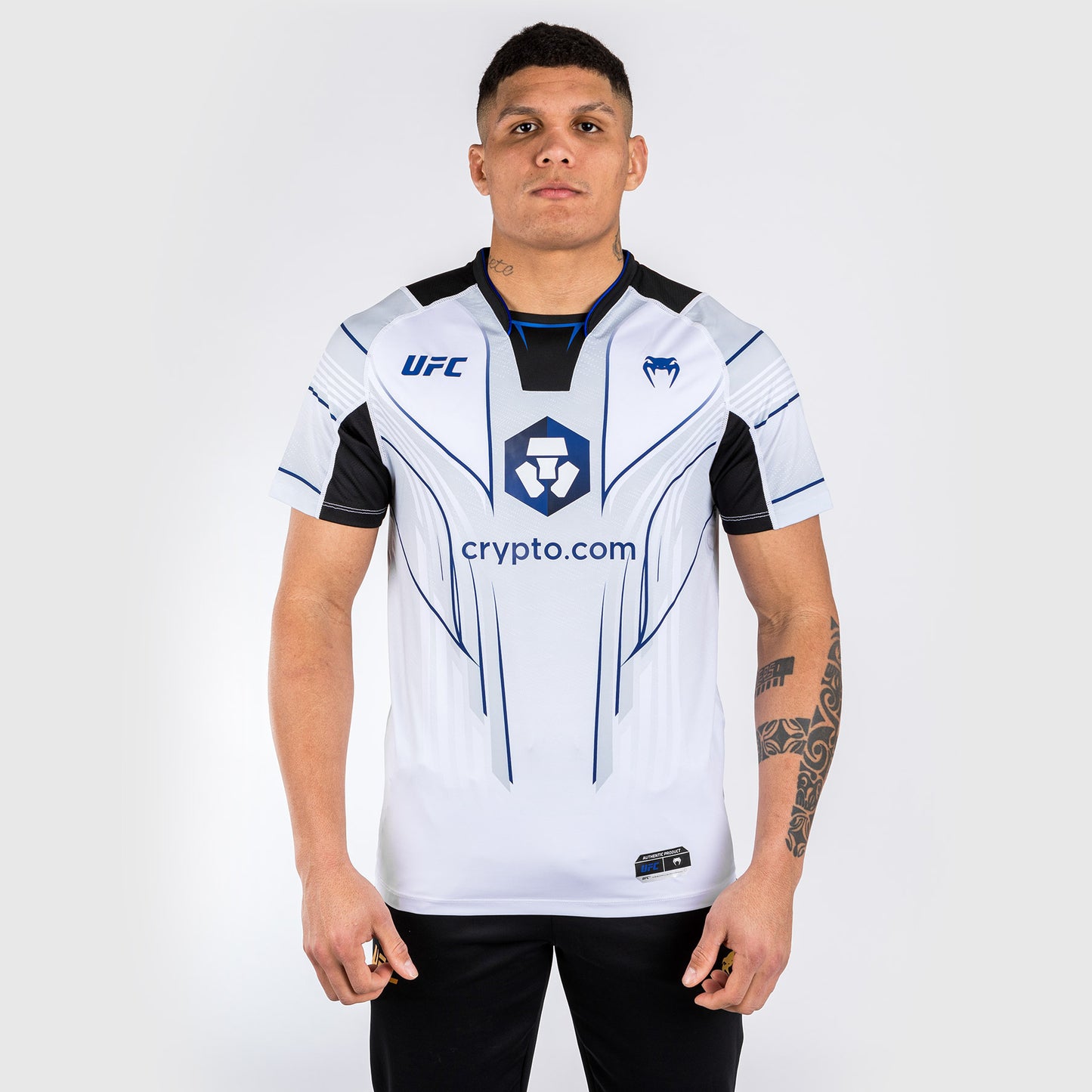 Camiseta UFC Venum personalizada Authentic Fight Night 2.0 para hombre - Midnight Edition - Ice