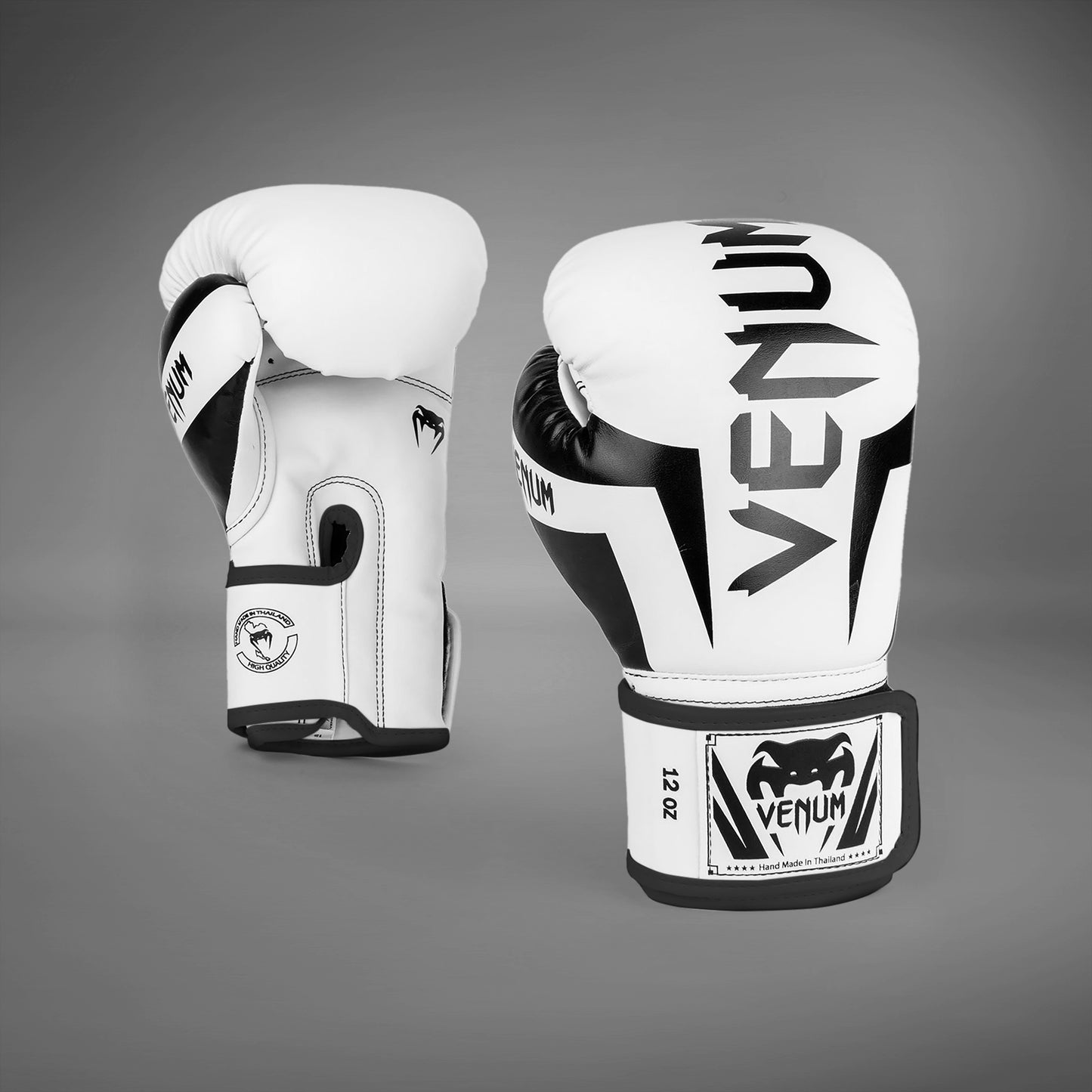 Guantes de Boxeo Venum Elite - Blanco/Negro