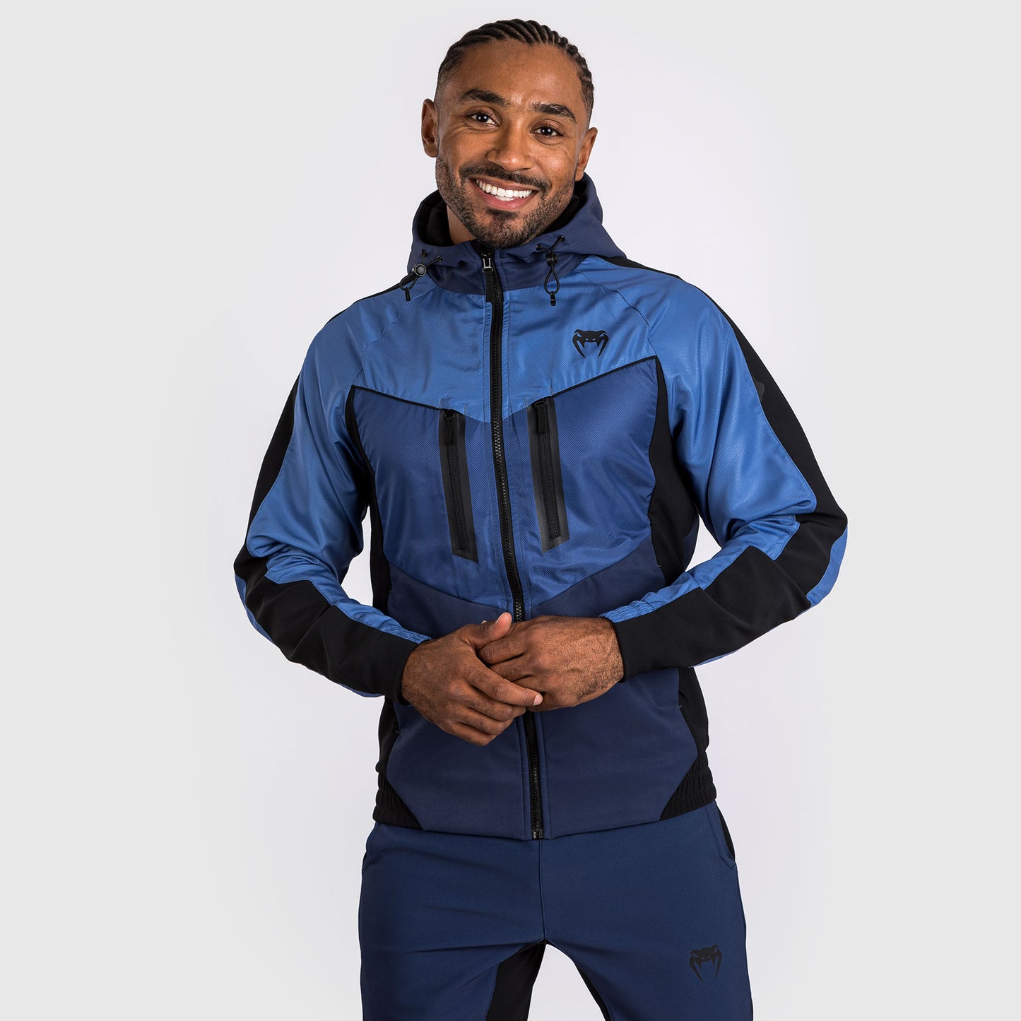Venum Laser 3.0  Track Jacket - Negro/Azul