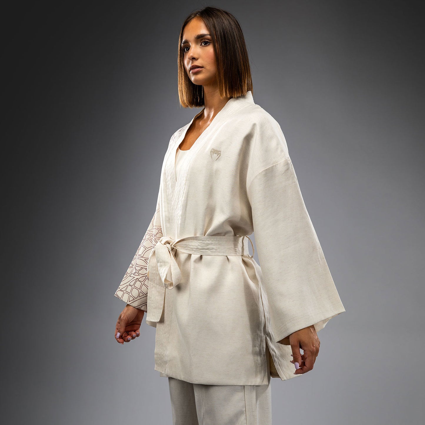 Venum Serpenti Chaqueta Mujer – Marfil/Burdeos