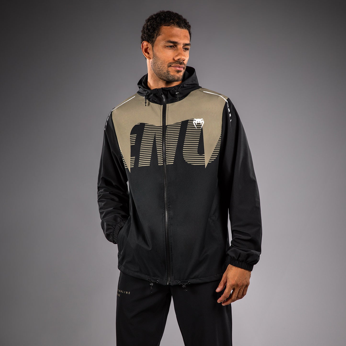 Venum Adrenaline Chaqueta Deportiva – Negro/Arena