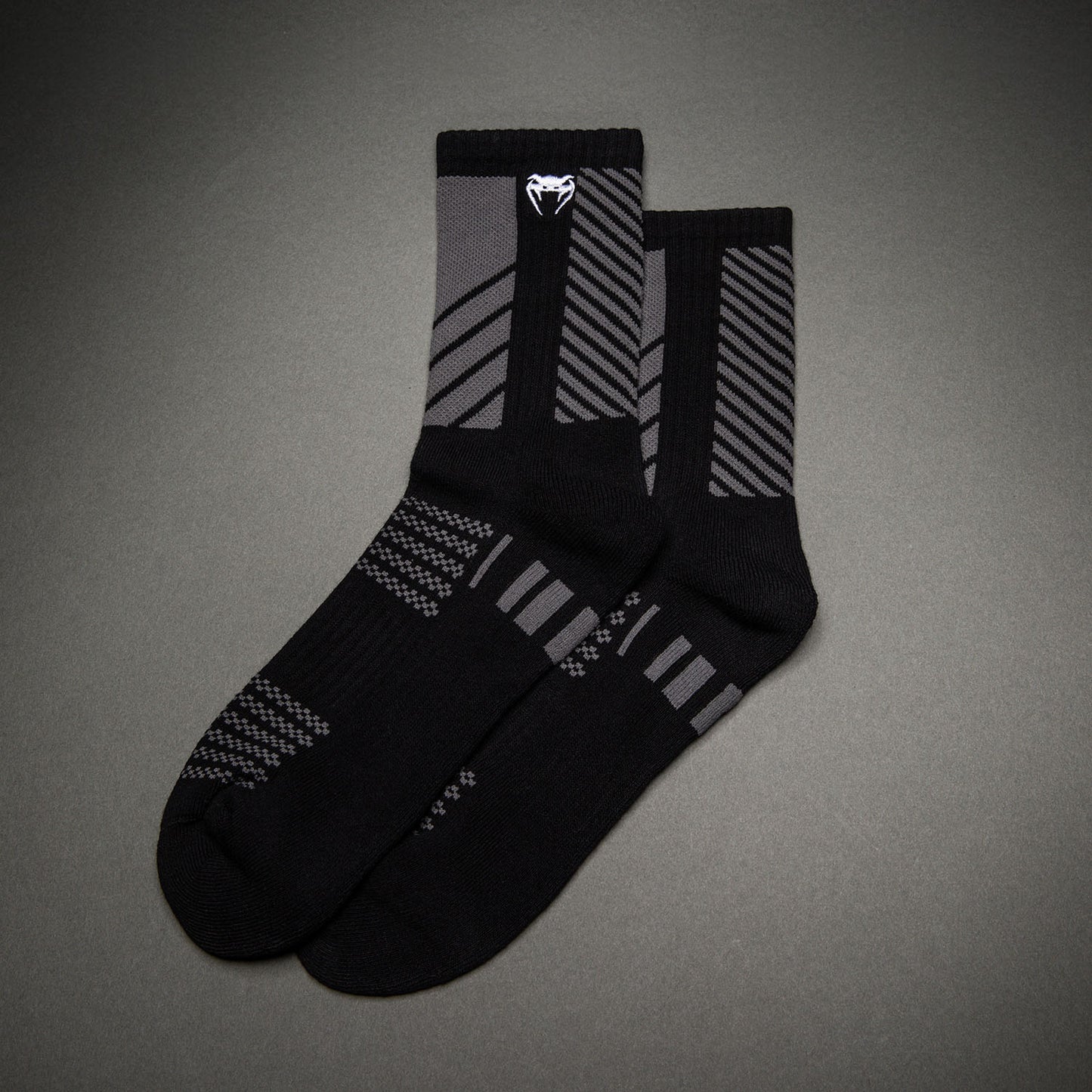 Venum Vector Pack 3 Calcetines Crew - Negro/Gris