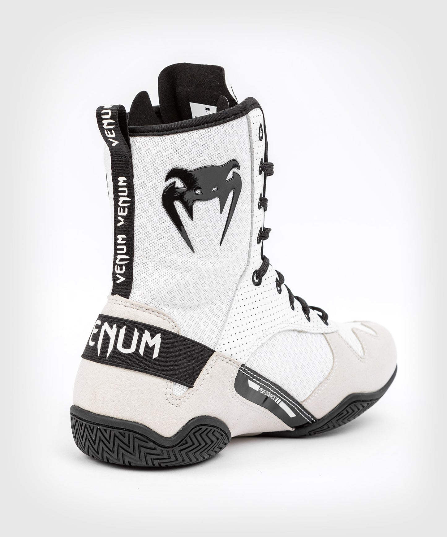 Venum Elite Zapatillas de Boxeo - Blanco/Negro