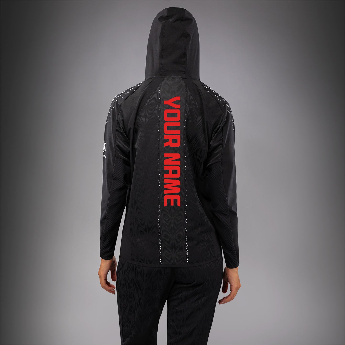 UFC Zenith by Venum Authentic Fight Night Sudadera de walkout Mujer Personalizado - Negro