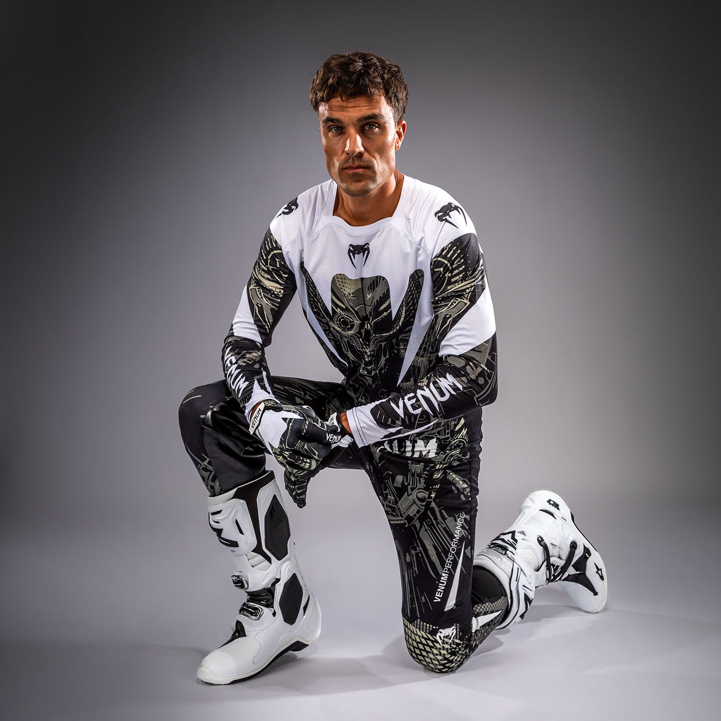 Venum MX Elite Pantalón de Motorsports - Negro/Arena
