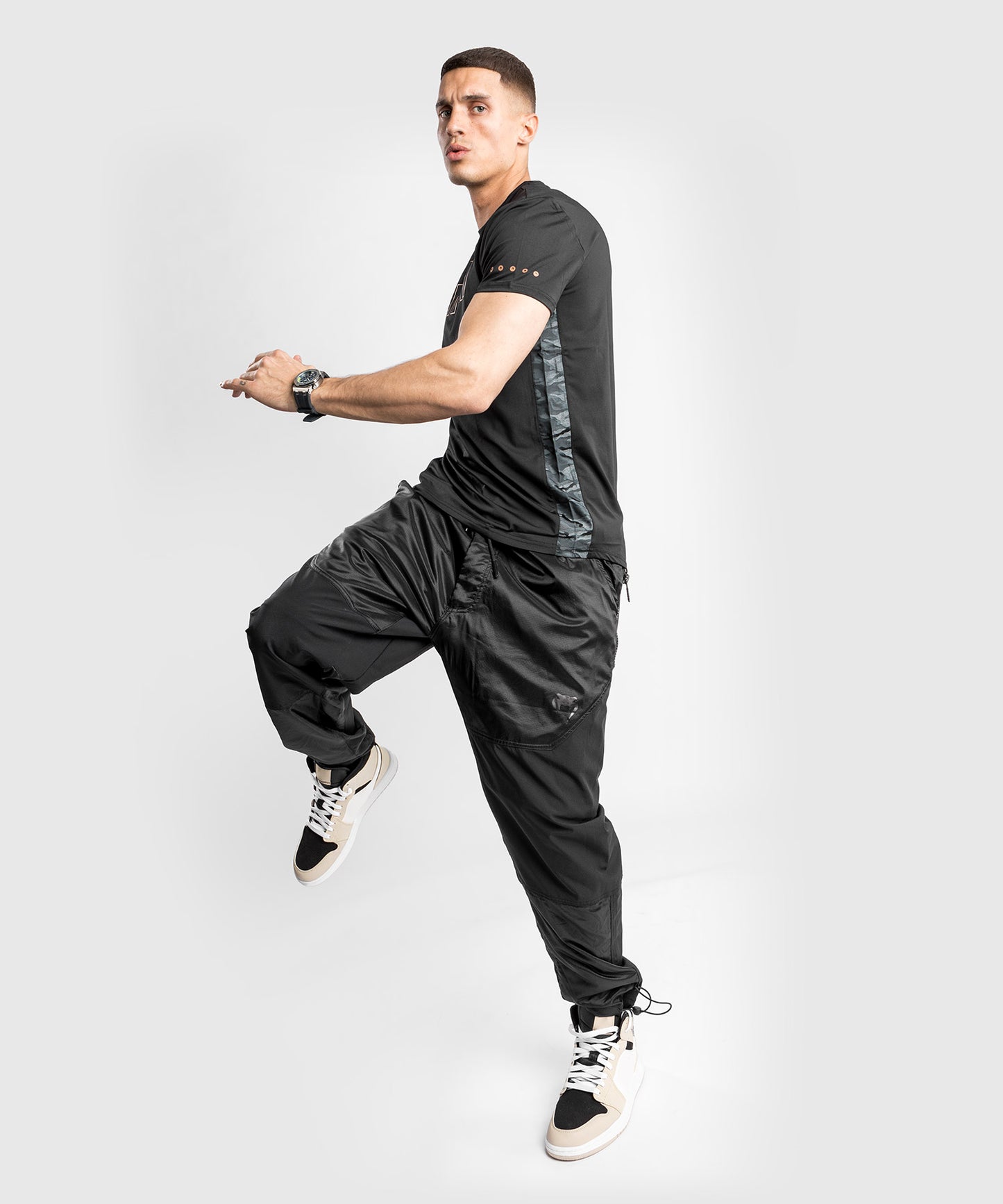 Pantalones Jogger Laser XT - Oversize - Negro/Negro
