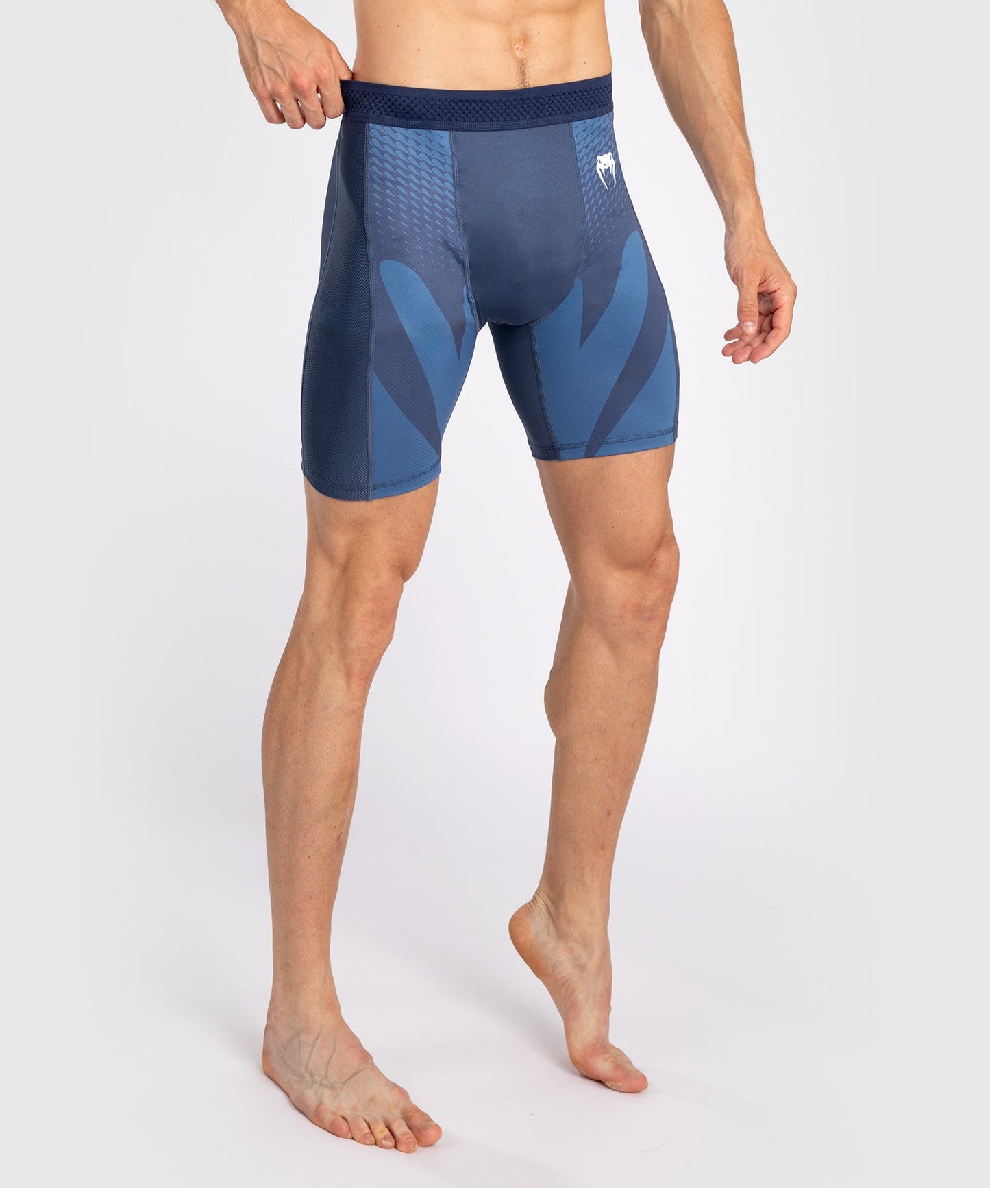 Venum Attack Vale Tudo Short para Hombre - Azul Marino