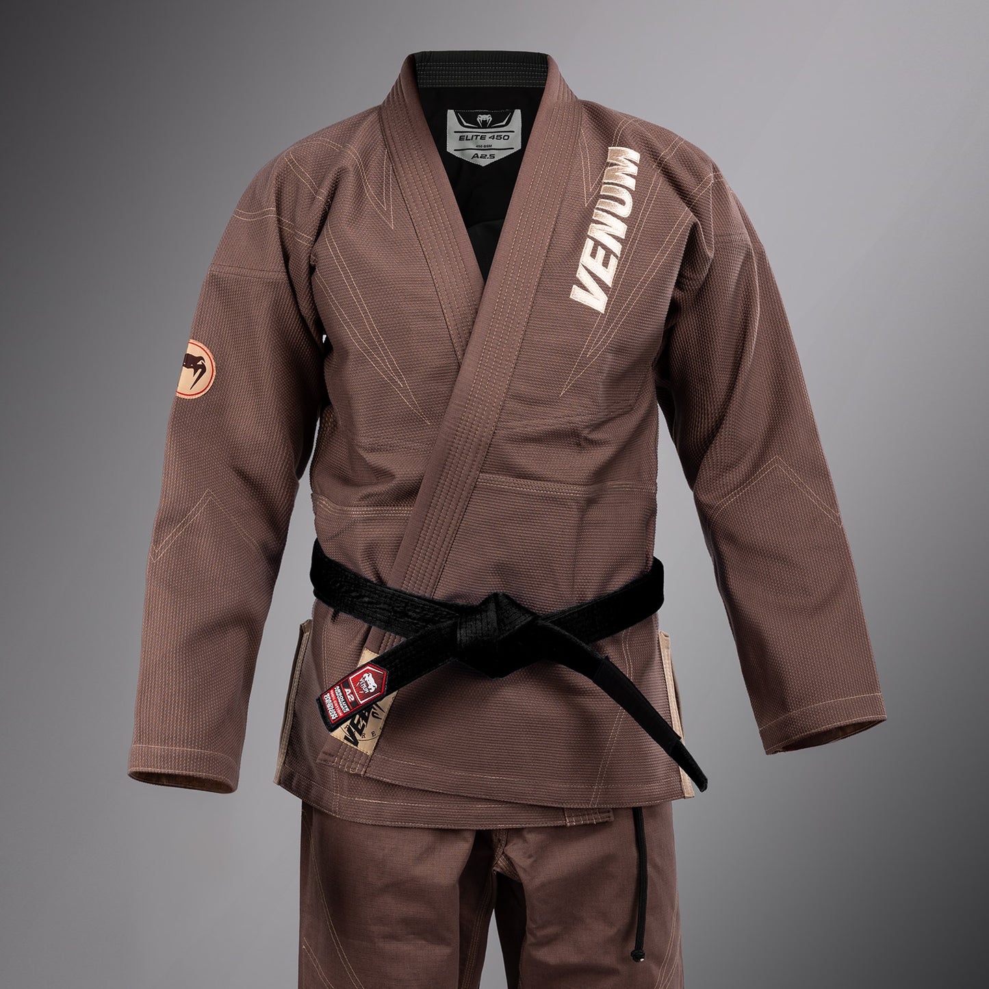 Venum Elite 5.0 - 450 - Gi de Jiu Jitsu Brasileño - Marrón Chocolate
